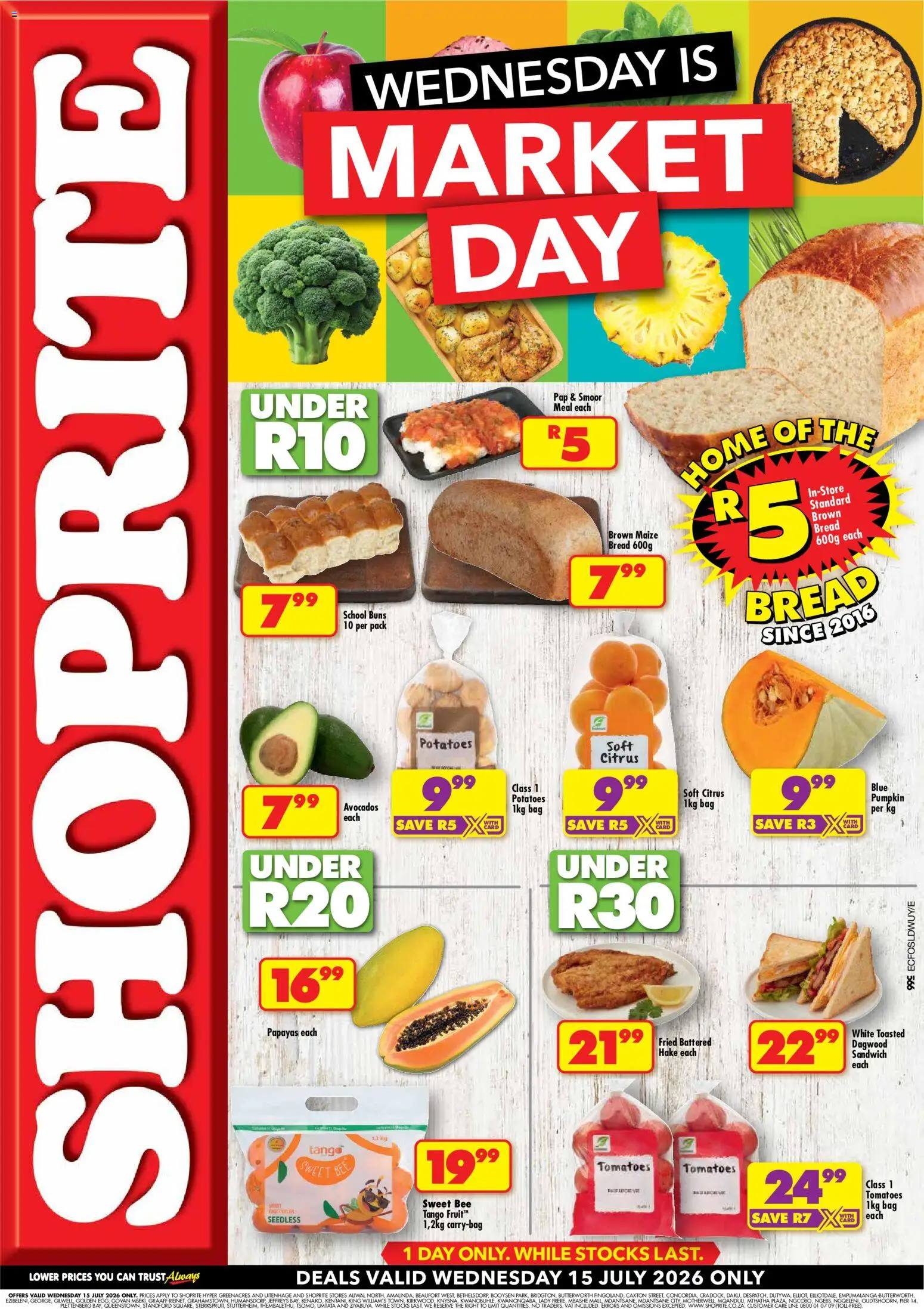 New Shoprite catalogue – valid from 15/07/2026 | Page: 1