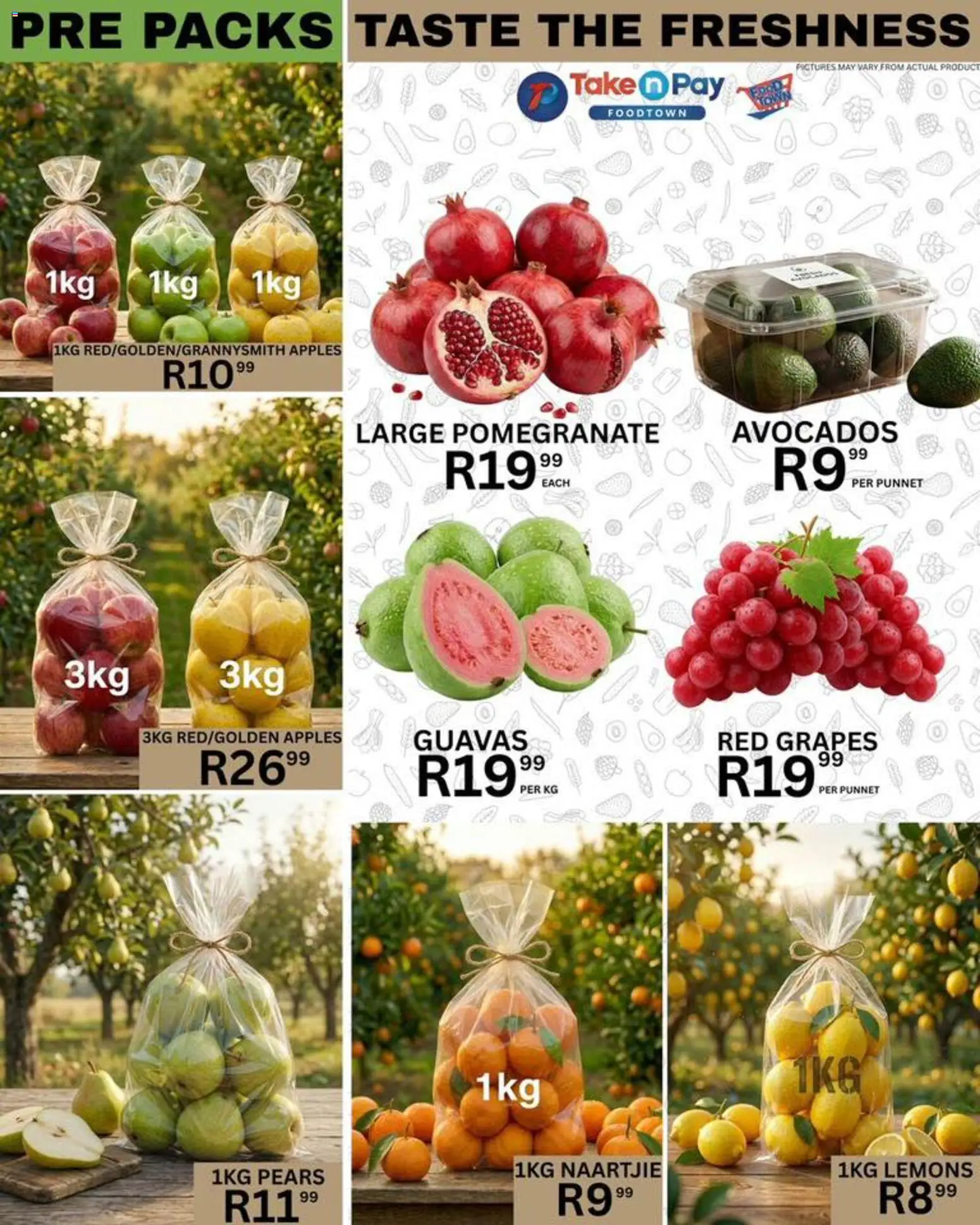 New Take n Pay catalogue – valid from 03.05.2026 | Page: 12 | Products: Pears, Apples, Avocados, Grapes