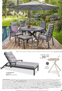 Porta! Gartenmöbel Katalog ab 01.03.2026 gültig | Seite: 21