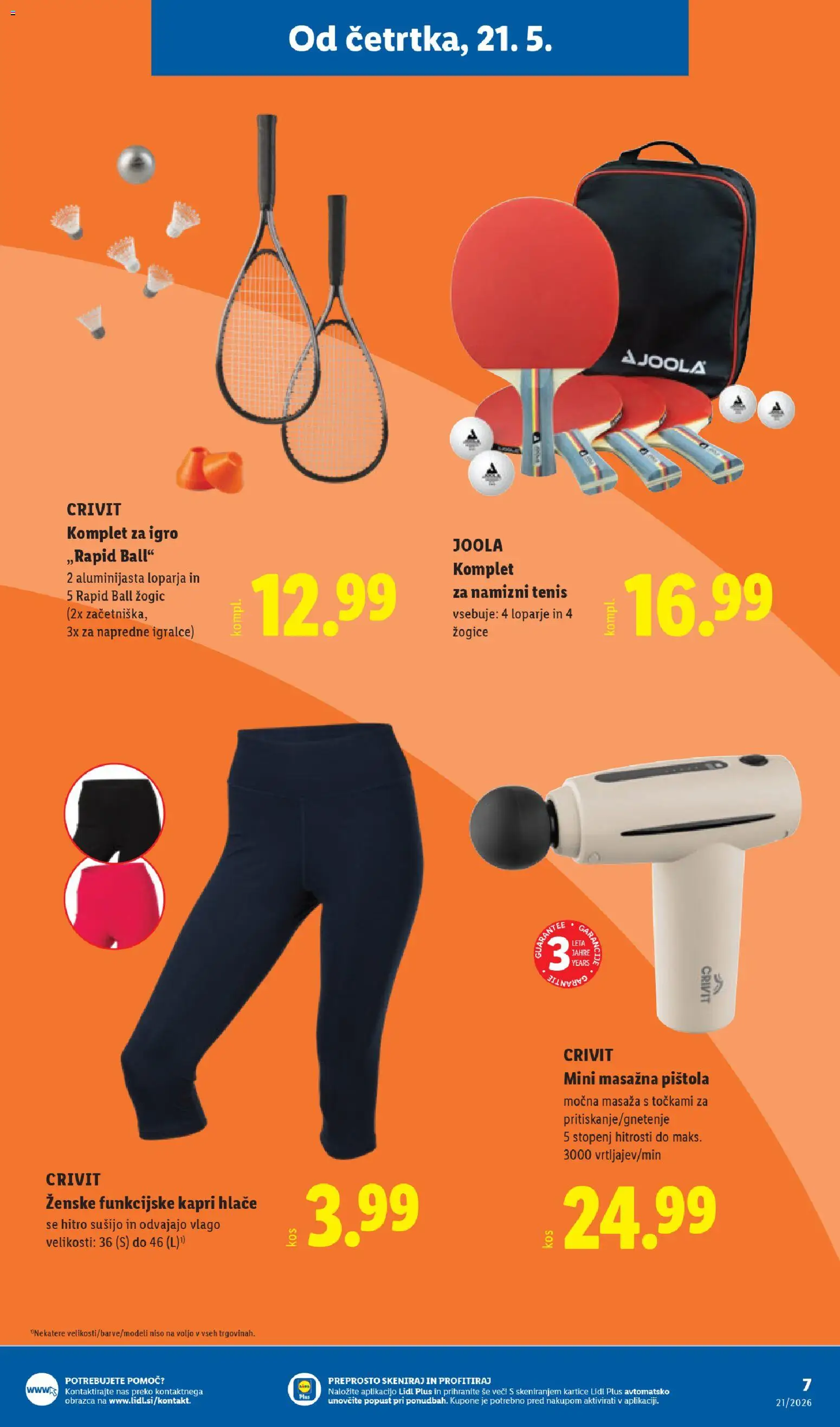 Novi Lidl katalog ponudbe – veljaven od 21.05.2026 | Stran: 7