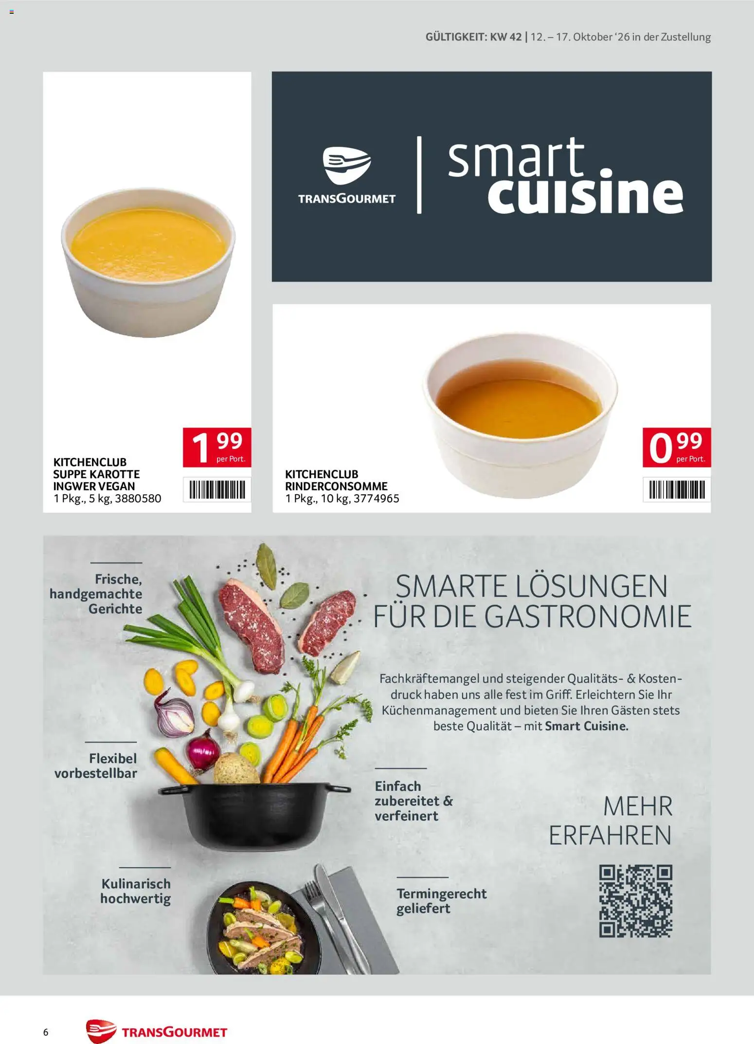 Transgourmet Flugblatt gültig ab 11.10.2026 | Seite: 6 | Produkte: Karotte