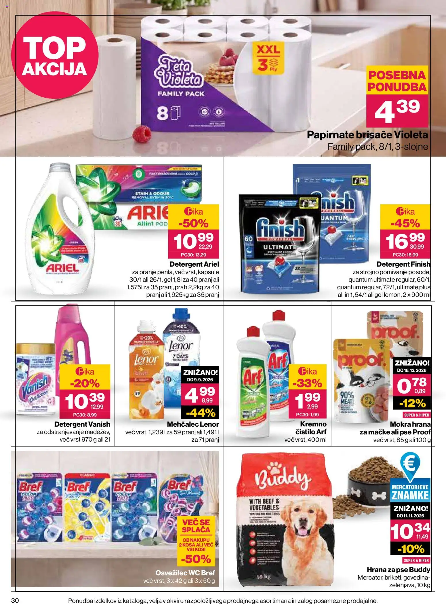 Novi Mercator katalog ponudbe – veljaven od 17.09.2026 | Stran: 30