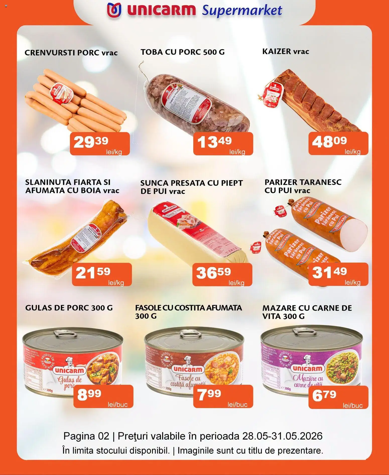 Noul catalog Unicarm – valabil de la 28.05.2026 | Pagină: 2