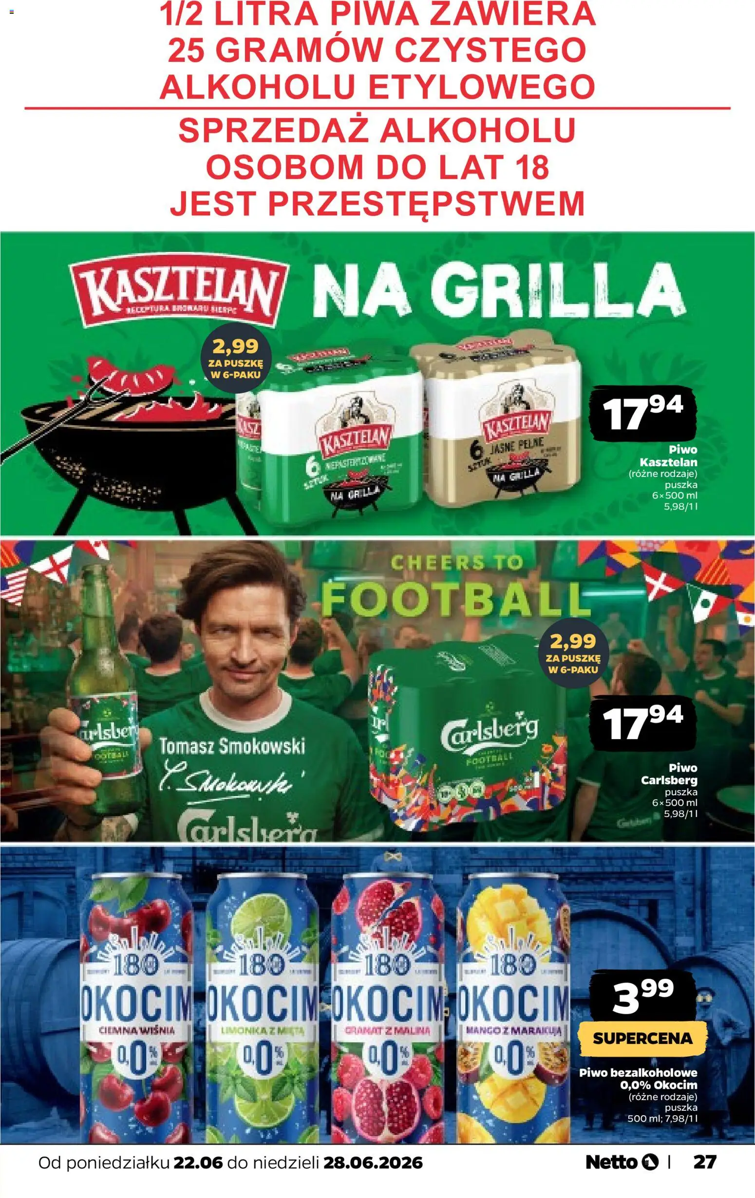 Netto gazetka od poniedziałku spożywcza od 22.06.2026 | Strona: 27