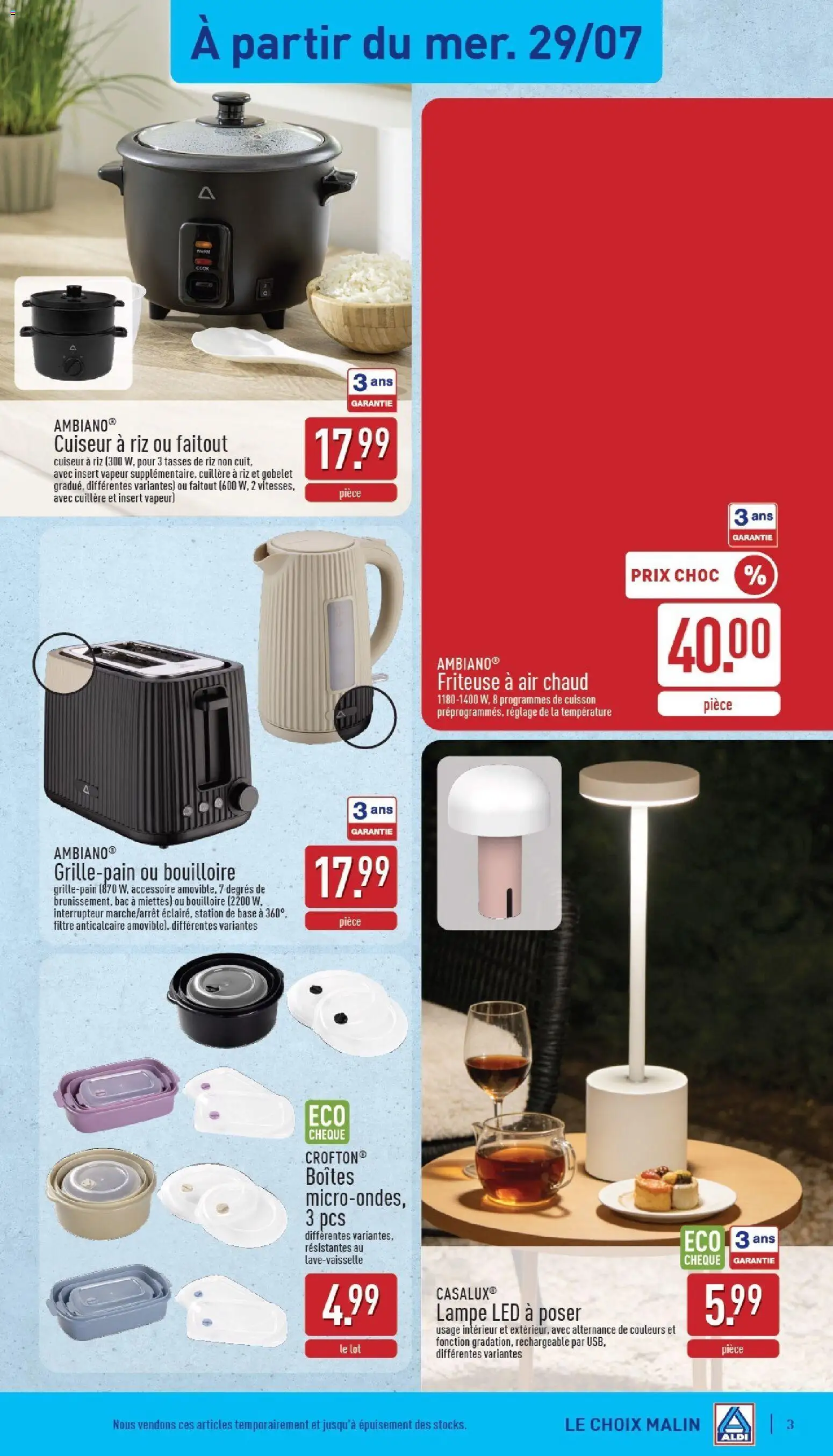 {H1} | Pagina: 3 | Producten: La, Toaster, Friteuse, Lamp