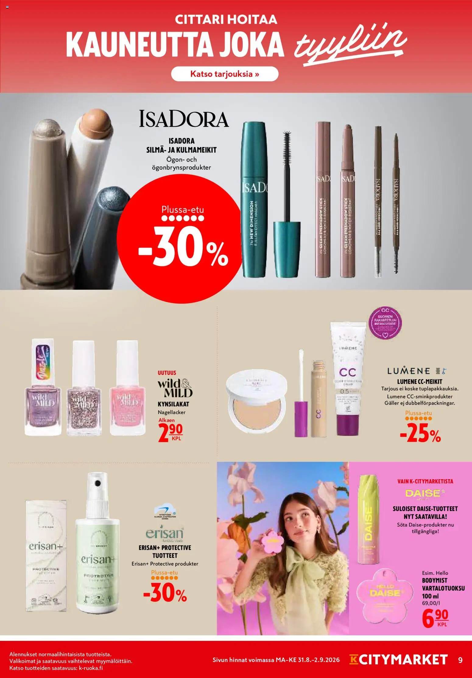 K-Citymarket tarjoukset – voimassa 31/08/2026 alkaen | Sivu: 9