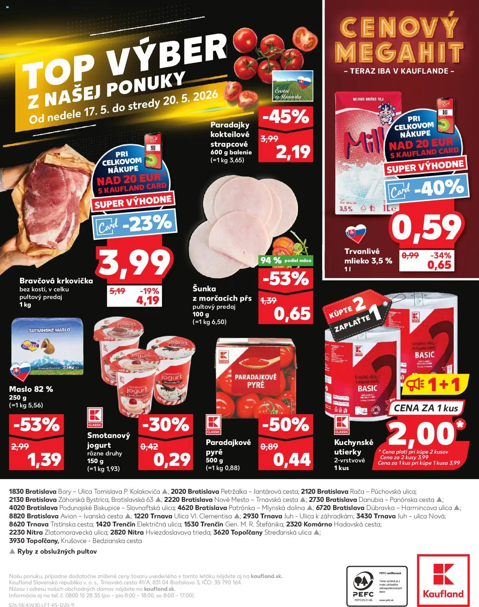 Nové Kaufland akcie – leták je platný od 14.05.2026 | Strana: 76