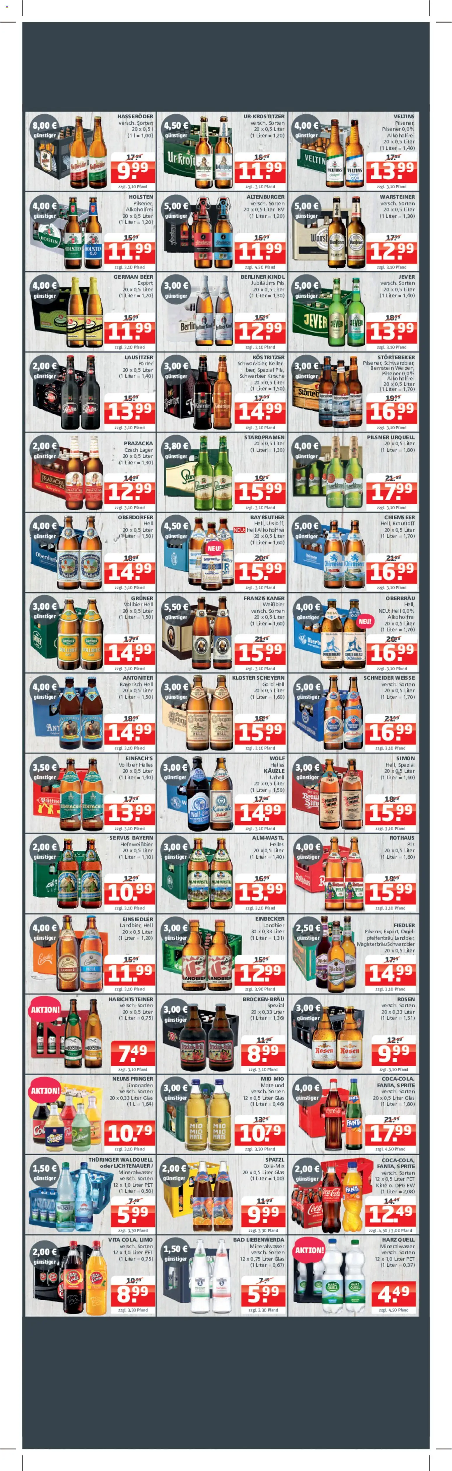 Getränke Quelle Prospekt – gültig ab 20.07.2026 | Seite: 1 | Produkte: Fanta, Bad, Jever, Veltins