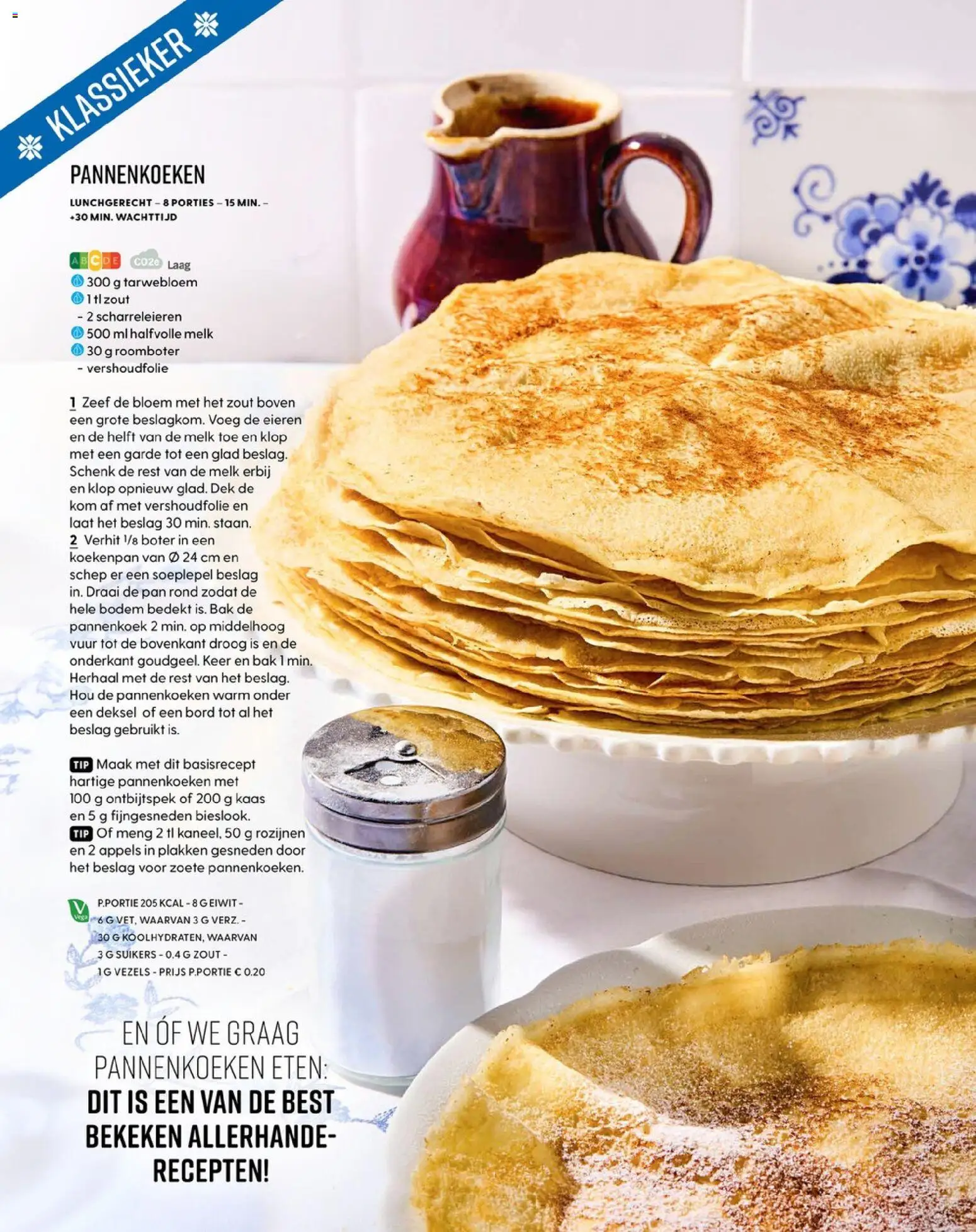 {H1} | Pagina: 14 | Producten: Melk, Schep, Pan, Pannenkoeken