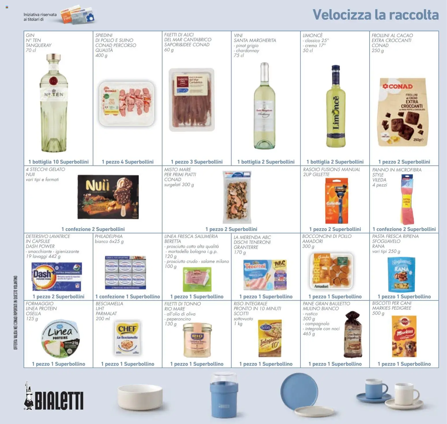 Volantino Conad del 01/07/2026 | Pagina: 28 | Prodotti: Pane, Riso, Biscotti, Besciamella