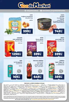 Goods Market akciós újság - amely érvényes a következő dátumtól: 2026.09.03. | Oldal: 4