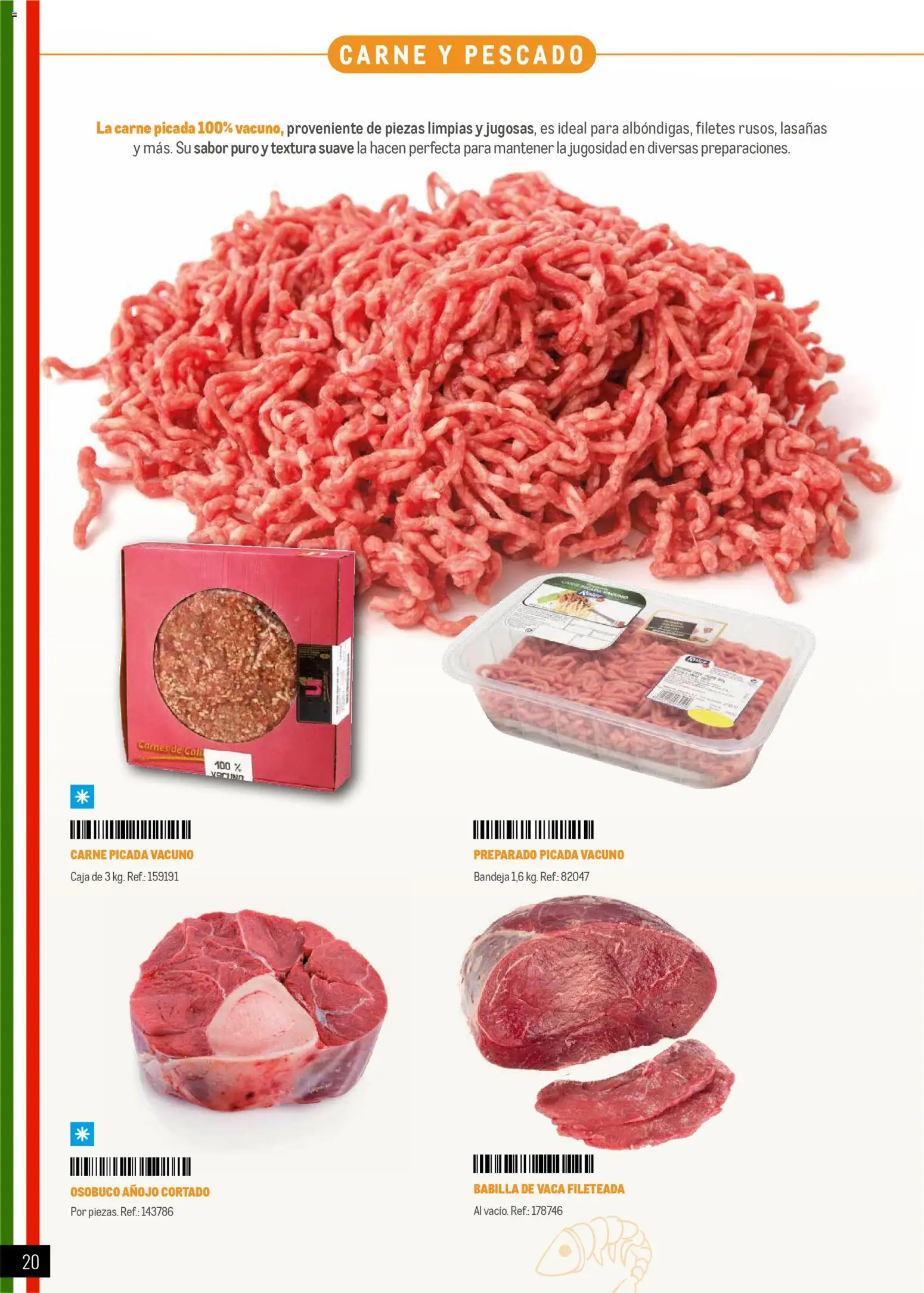 Makro Restaurantes italianos Centro │ válido desde el 27.03.2026 | Página: 20 | Productos: Pescado, Bandeja, Caja
