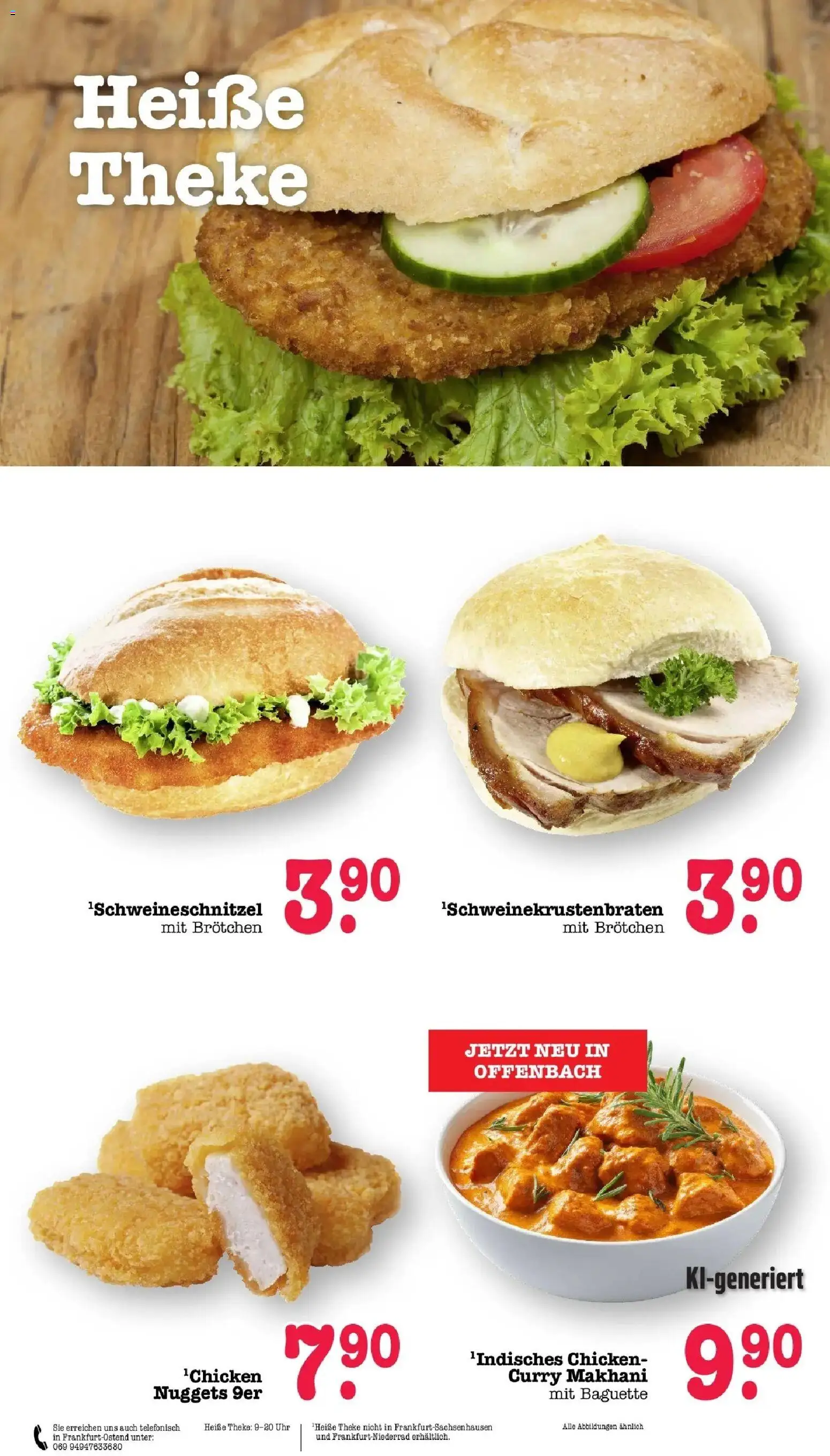 Edeka Prospekt Offenbach (ab 10.08.2026) » Angebote Online | Seite: 15 | Produkte: Theke, Baguette, Uhr