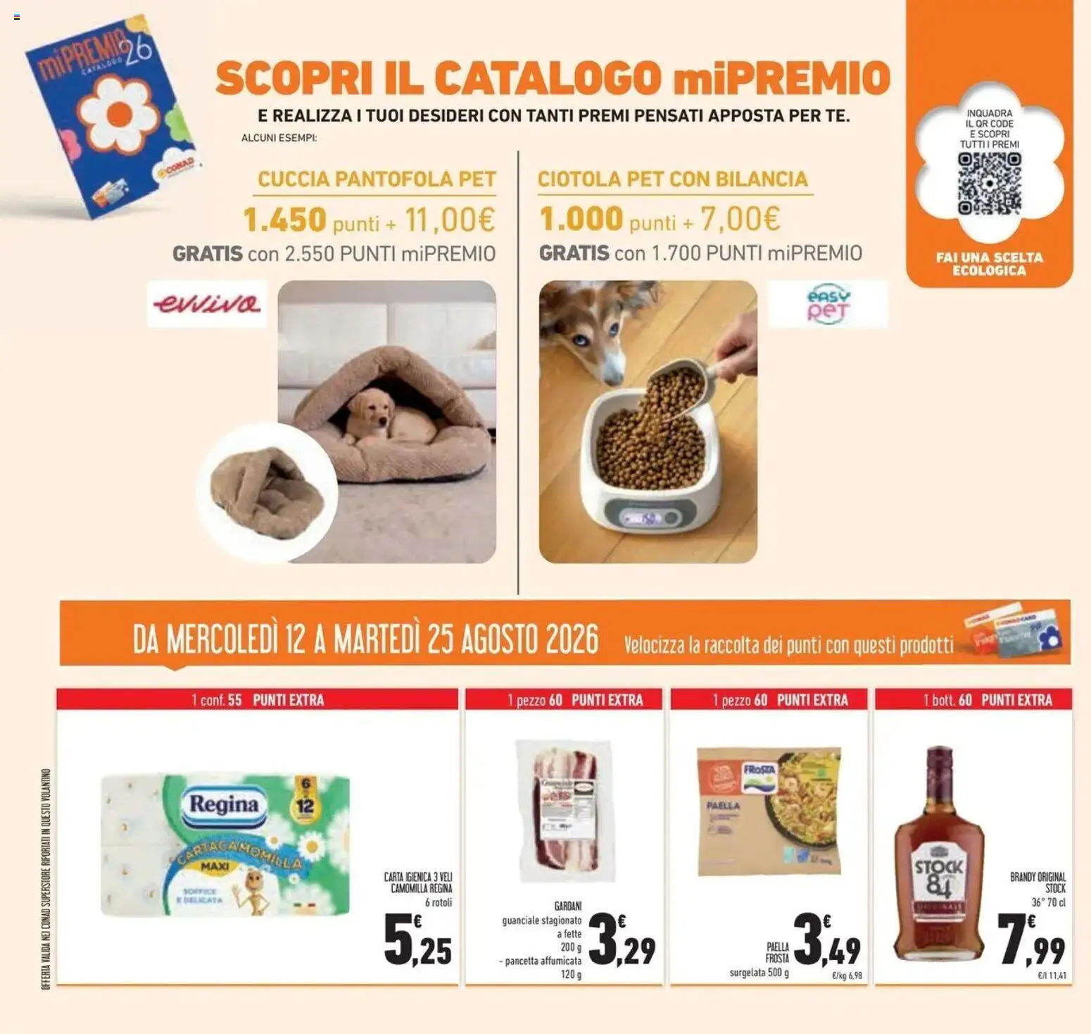 Volantino Conad dal 12/08/2026 > Anteprima | Pagina: 42 | Prodotti: Bilancia, Ciotola, Brandy, Guanciale