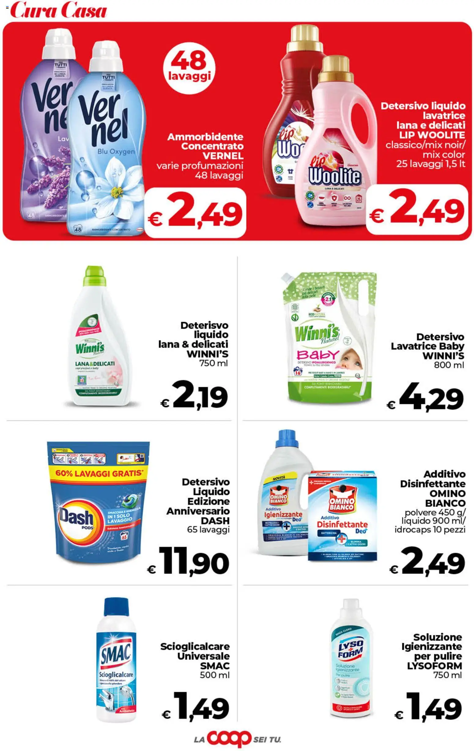 Volantino COOP del 01/09/2026 | Pagina: 41 | Prodotti: Ammorbidente, Lavatrice
