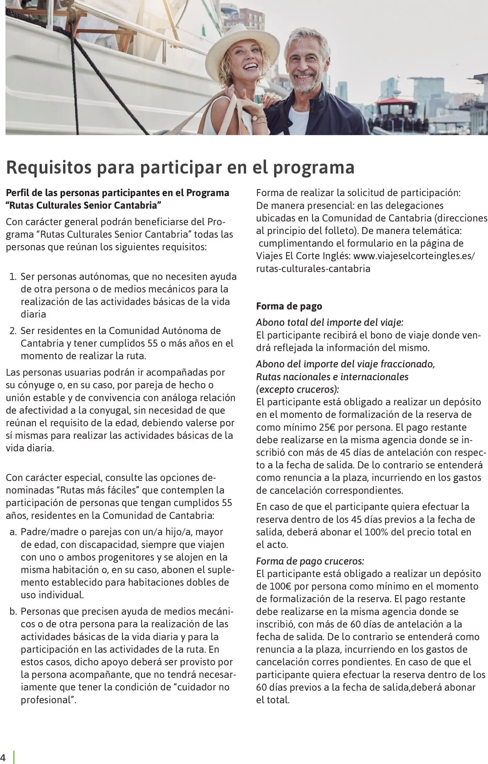 Viajes El Corte Inglés Rutas Culturales Cantabria │ válido desde el 01.05.2026 | Página: 4