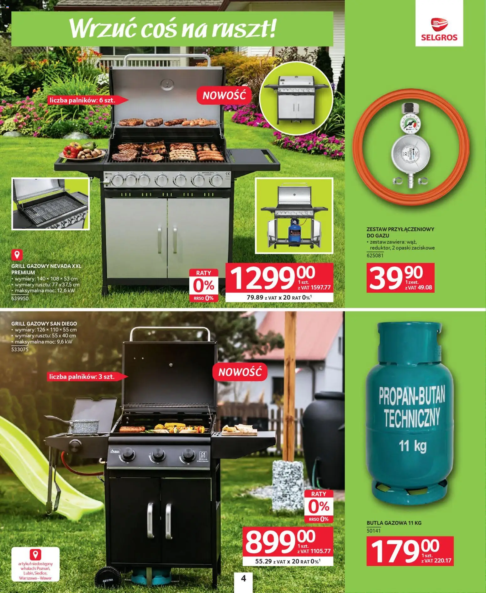 Selgros cash&carry gazetka - Grillowanie od 23.04.2026 | Strona: 16 | Produkty: Grill, Grill gazowy, Ruszt