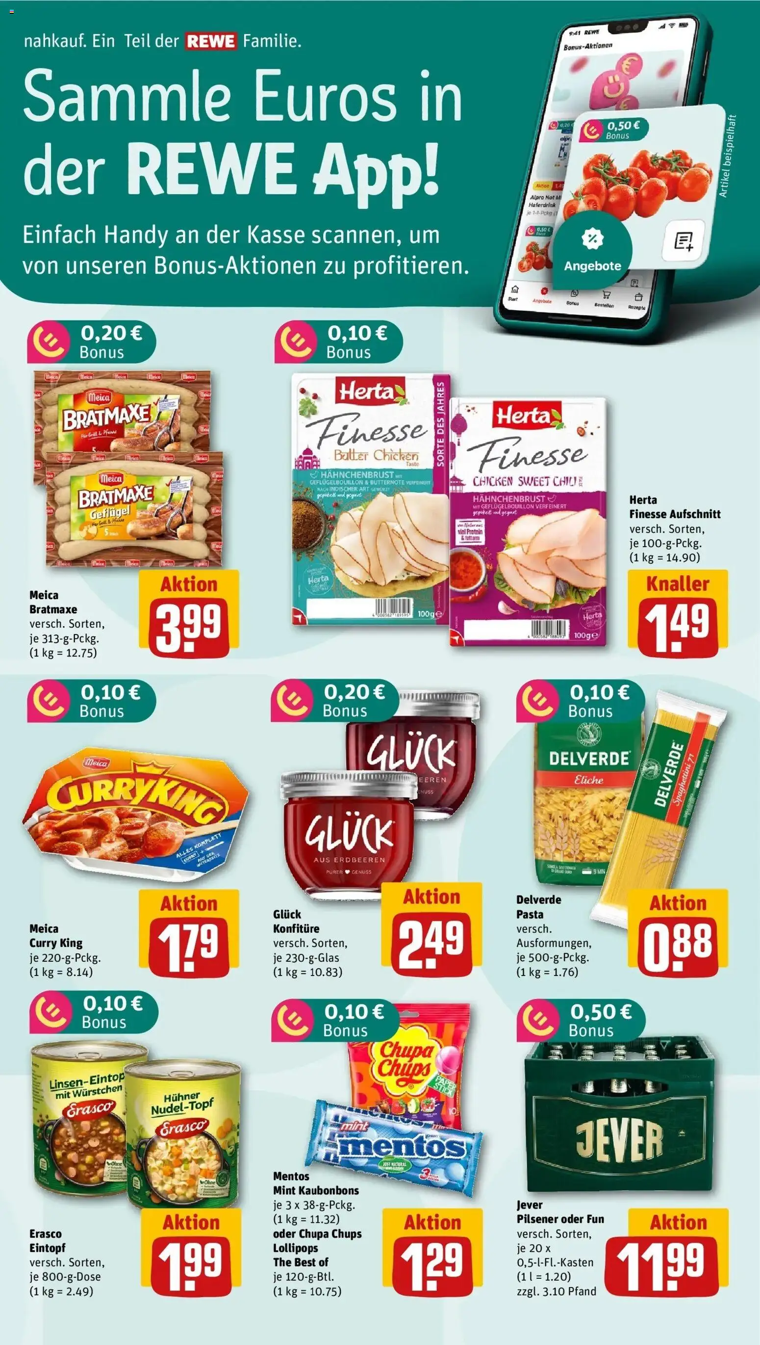 REWE Prospekt ab 24.08.2026 zum Blättern » Angebote | Seite: 5 | Produkte: Meica, Haferdrink, Pasta, Hahnchenbrust