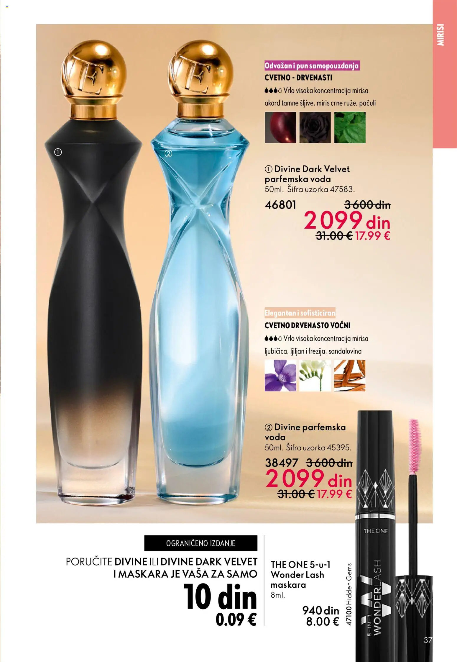 Oriflame katalog - važi od 03.06.2026 | Strana: 37 | Proizvode: Miris, Maskara, Voda