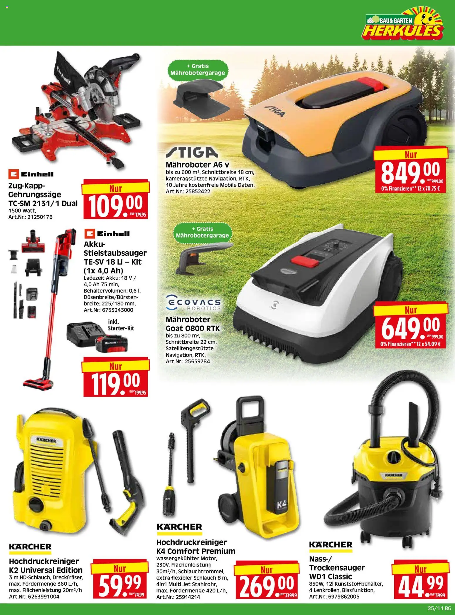 HERKULES Bau & Garten – gültig ab 15.06.2026 | Seite: 11 | Produkte: Hochdruckreiniger