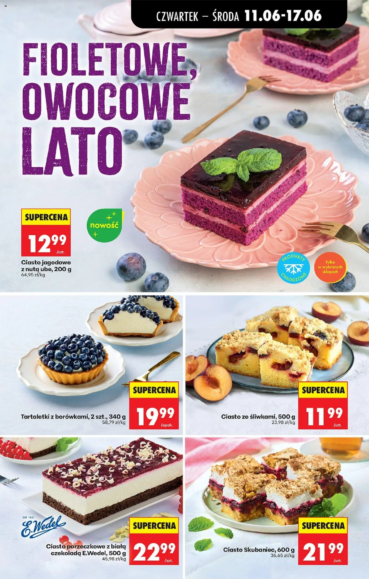 Biedronka gazetka od czwartku od 11.06.2026 | Strona: 51 | Produkty: Ciasto, Czekolada