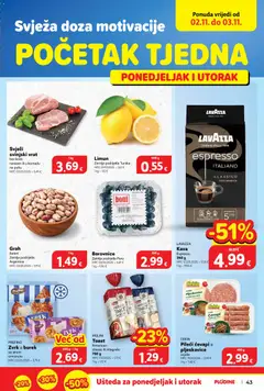 PREFINO, Zvrk ili burek, sa sirom, smrznuto - Pregled kataloga iz trgovine Plodine, vrijedi od 28.10.2026 | Stranica: 43