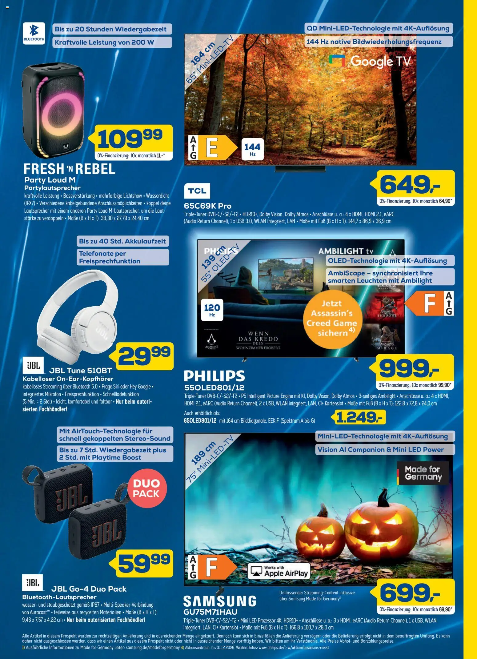 Euronics Black November – gültig ab 28.10.2026 | Seite: 11 | Produkte: Mikrofon, Philips, Wasser, Audio