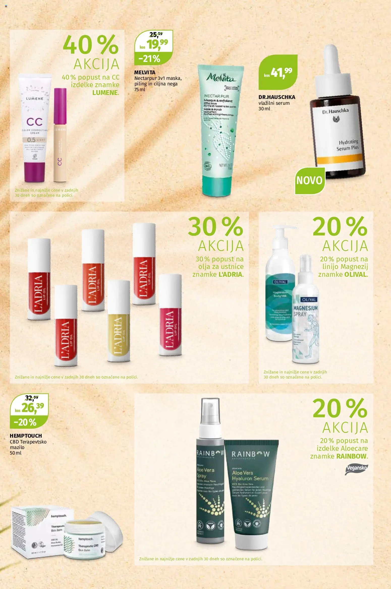 Novi Müller katalog ponudbe – veljaven od 31.08.2026 | Stran: 5 | Izdelki: Aloe Vera, Kos, Piling