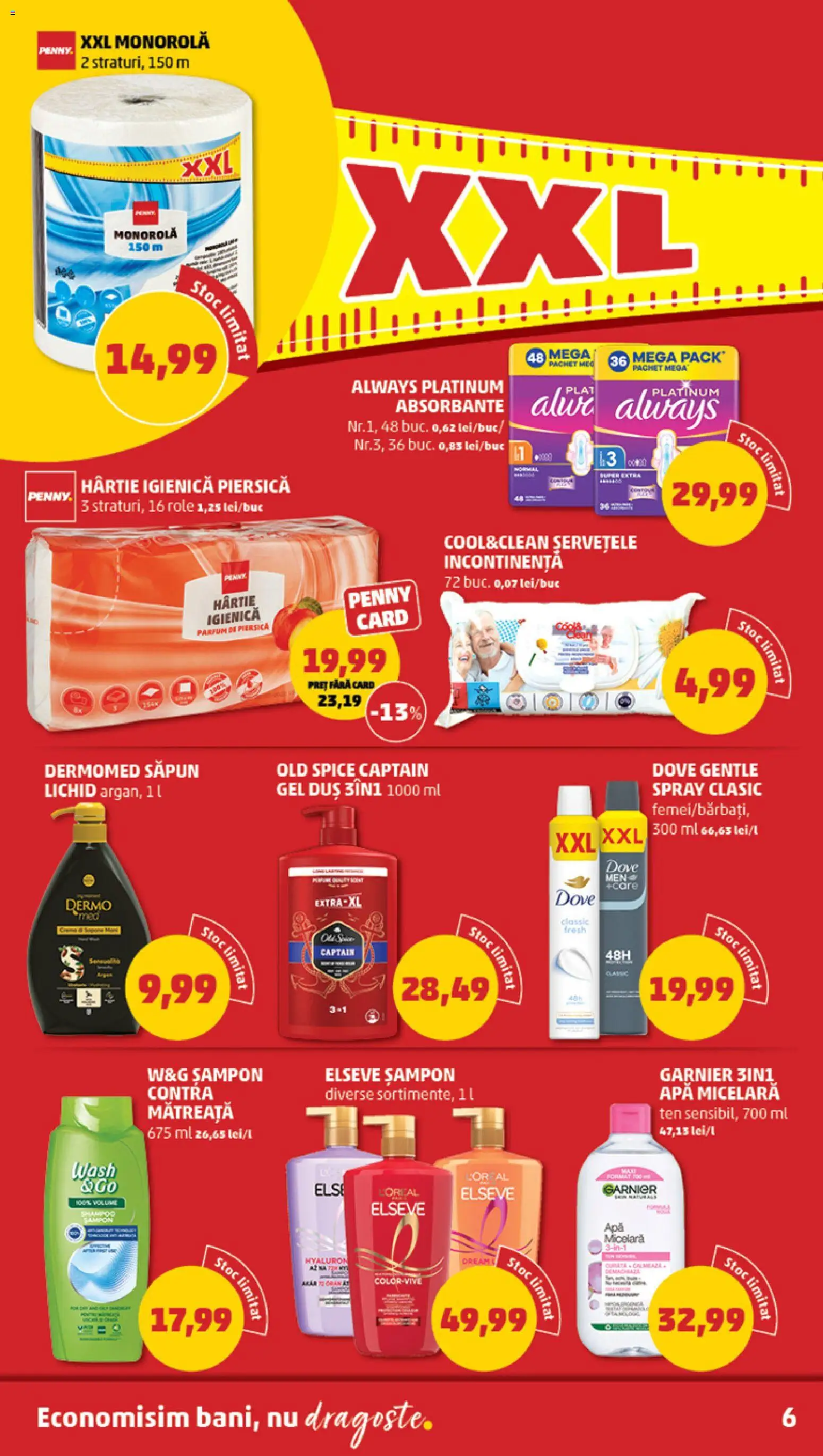 Noul catalog PENNY – valabil de la 13.05.2026 | Pagină: 6 | Produse: Parfum, Șampon, Apă micelară, Apă