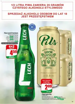 Pogląd oferty "Piwo Lech Premium, butelka zwrotna, 0,5 l" - ważna od 10.06.2026 | Strona: 57