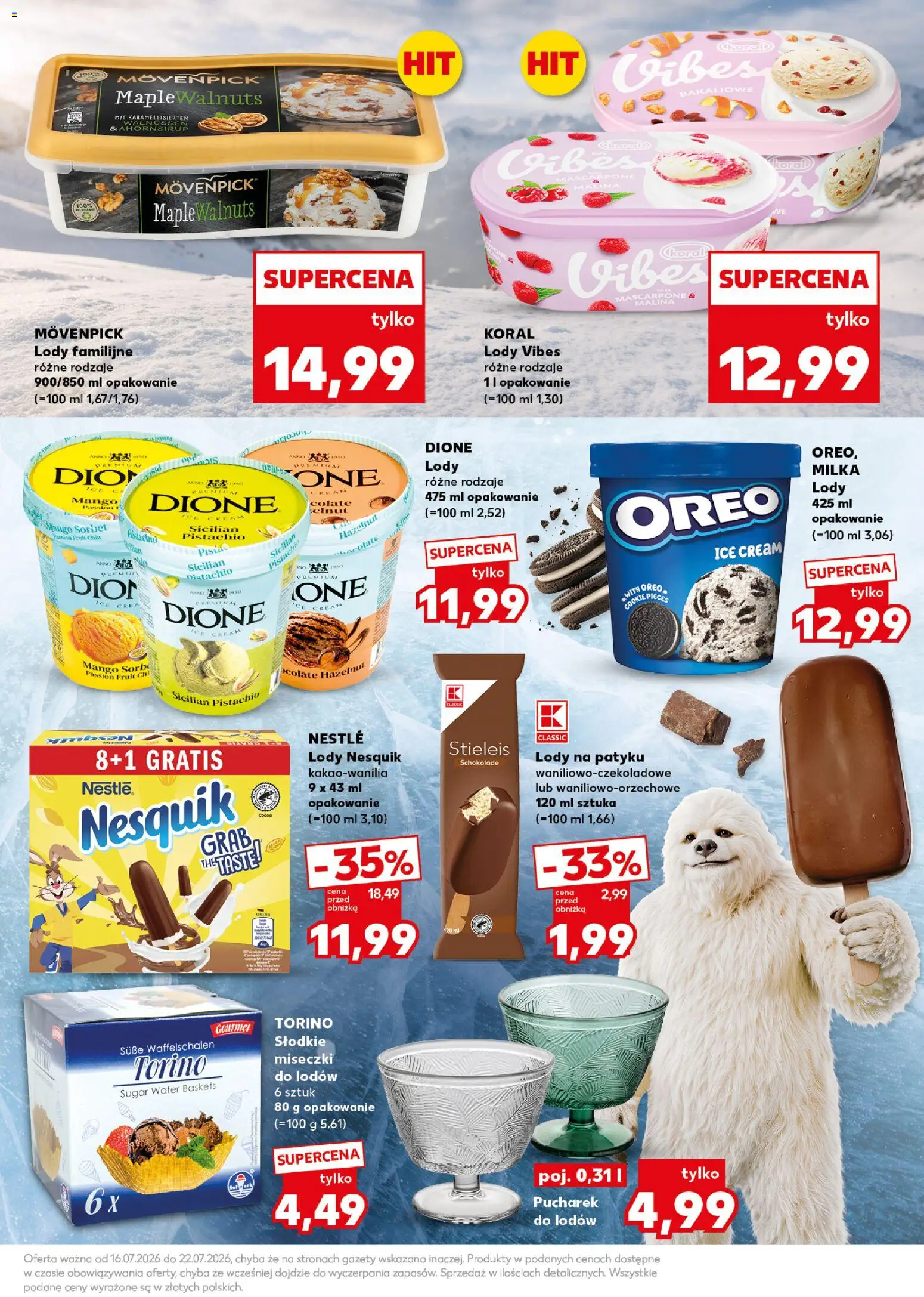 Kaufland Polsko leták - Mocny start od 20.07.2026 | Strana: 11 | Produkty: Mango, Gourmet, Oreo, Mascarpone