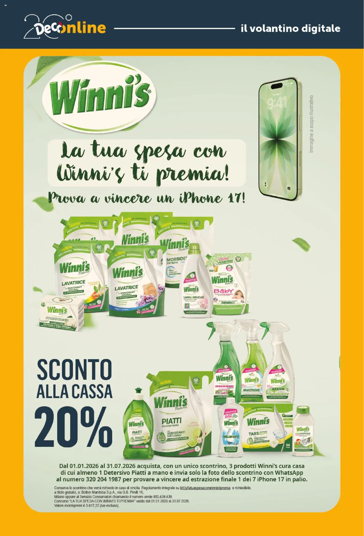 Volantino Decò del 11.05.2026 | Pagina: 38 | Prodotti: Iphone, Sgrassatore, Acqua, Lavatrice