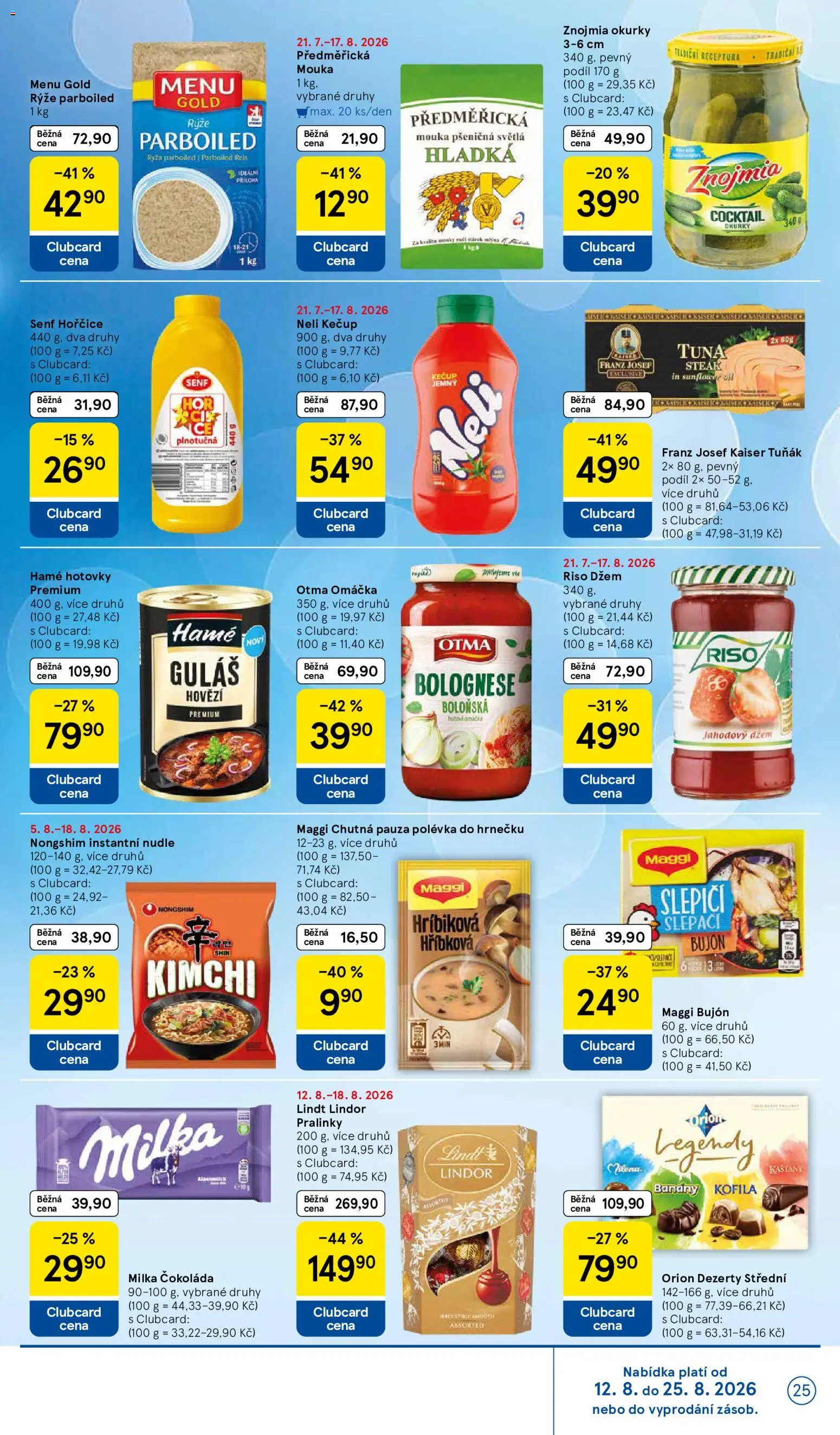 Tesco leták - Hypermarket od 12.08.2026 | Strana: 25