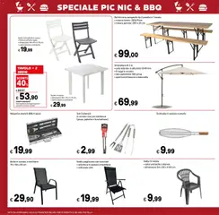 Anteprima del volantino Iper volantino valido a partire dal 24.04.2026 | Pagina: 44 | Prodotti: Barbecue, Set birreria, Alluminio, Sedia