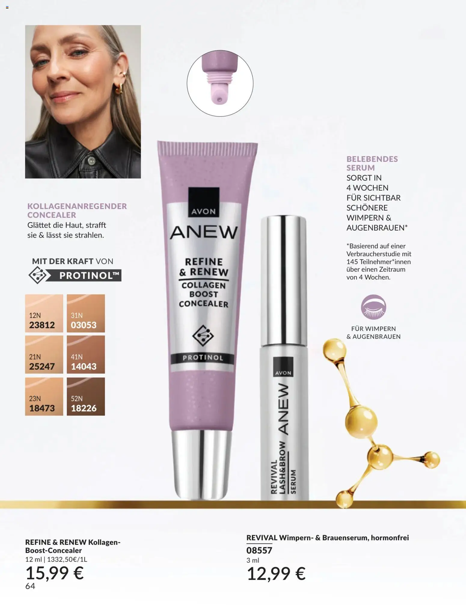 AVON Katalog Juli 2026 – gültig ab 01.07.2026 | Seite: 64 | Produkte: Concealer, Serum