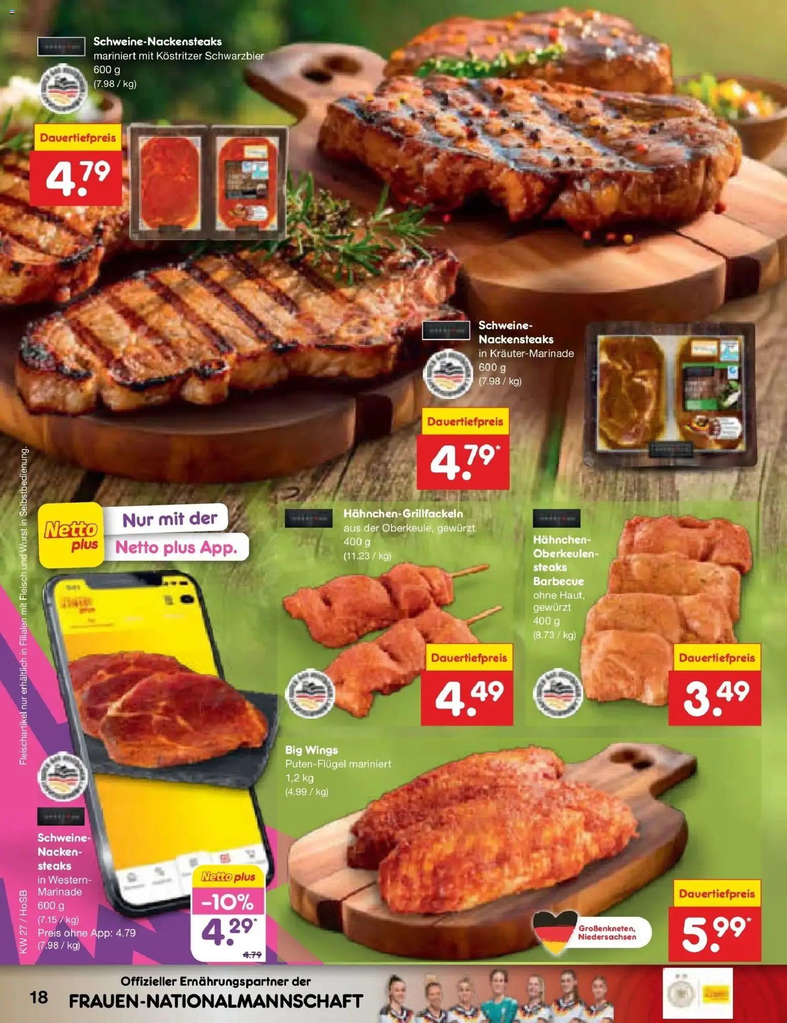 Netto Marken-Discount Prospekt Hannover – gültig ab 29.06.2026 | Seite: 26 | Produkte: Hahnchen, Kostritzer, Wurst, Fleisch