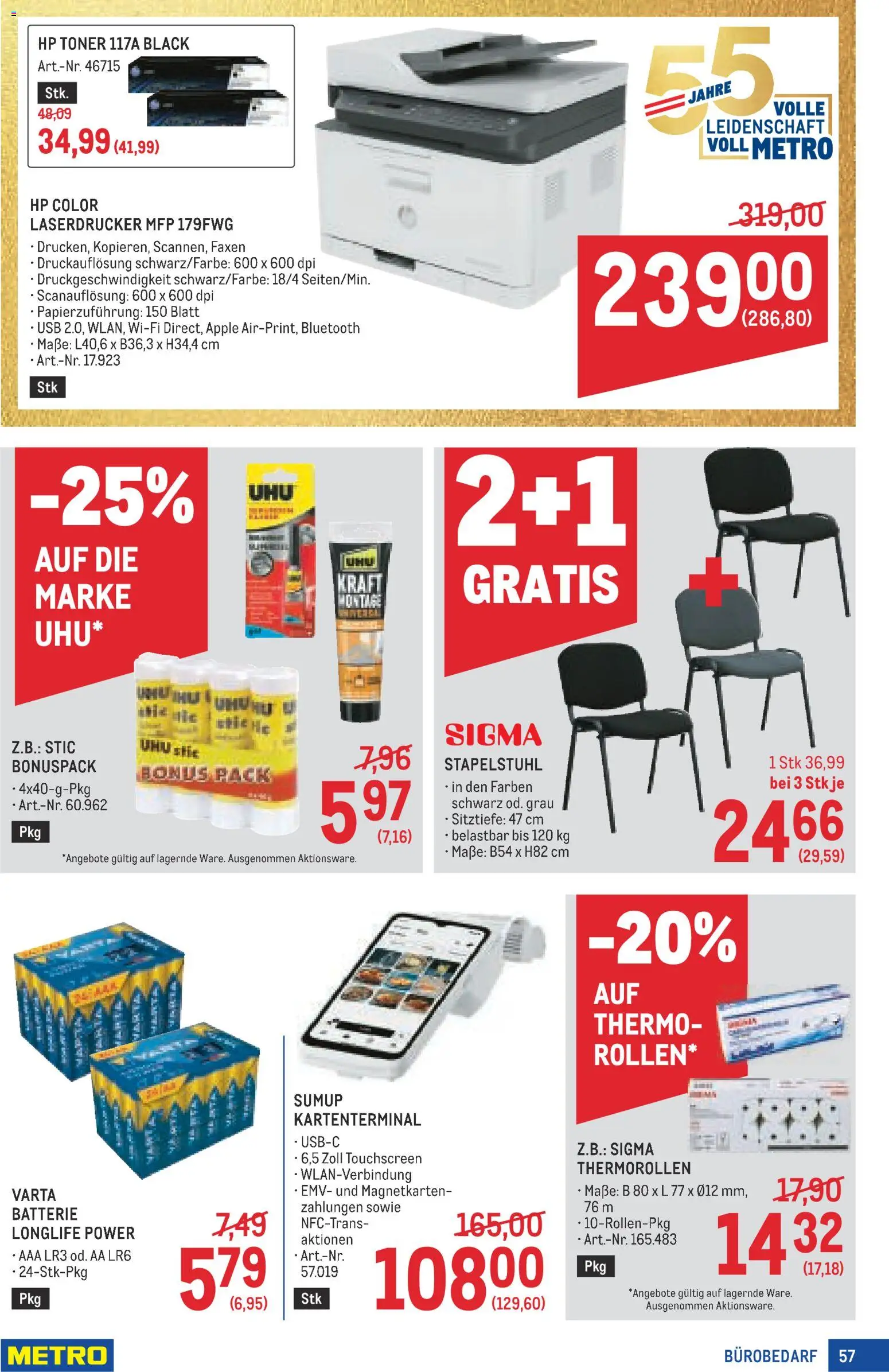 Metro angebote Profi gültig ab 01.10.2026 | Seite: 57 | Produkte: USB, Toner, Batterie, Apple