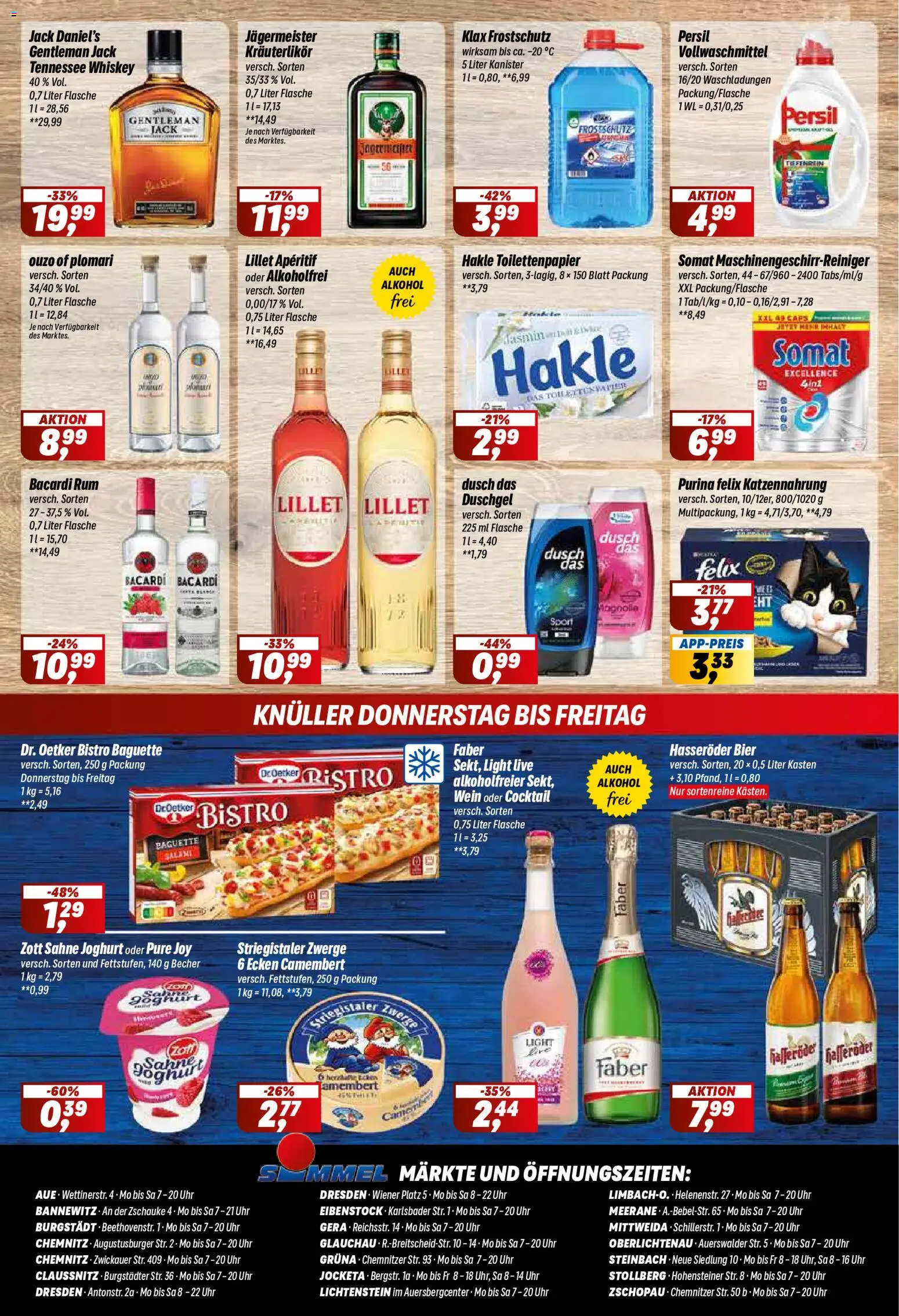 Simmel Prospekt – gültig ab 26.10.2026 | Seite: 8 | Produkte: Jack Daniel's, Camembert, Hasseröder, Sahne