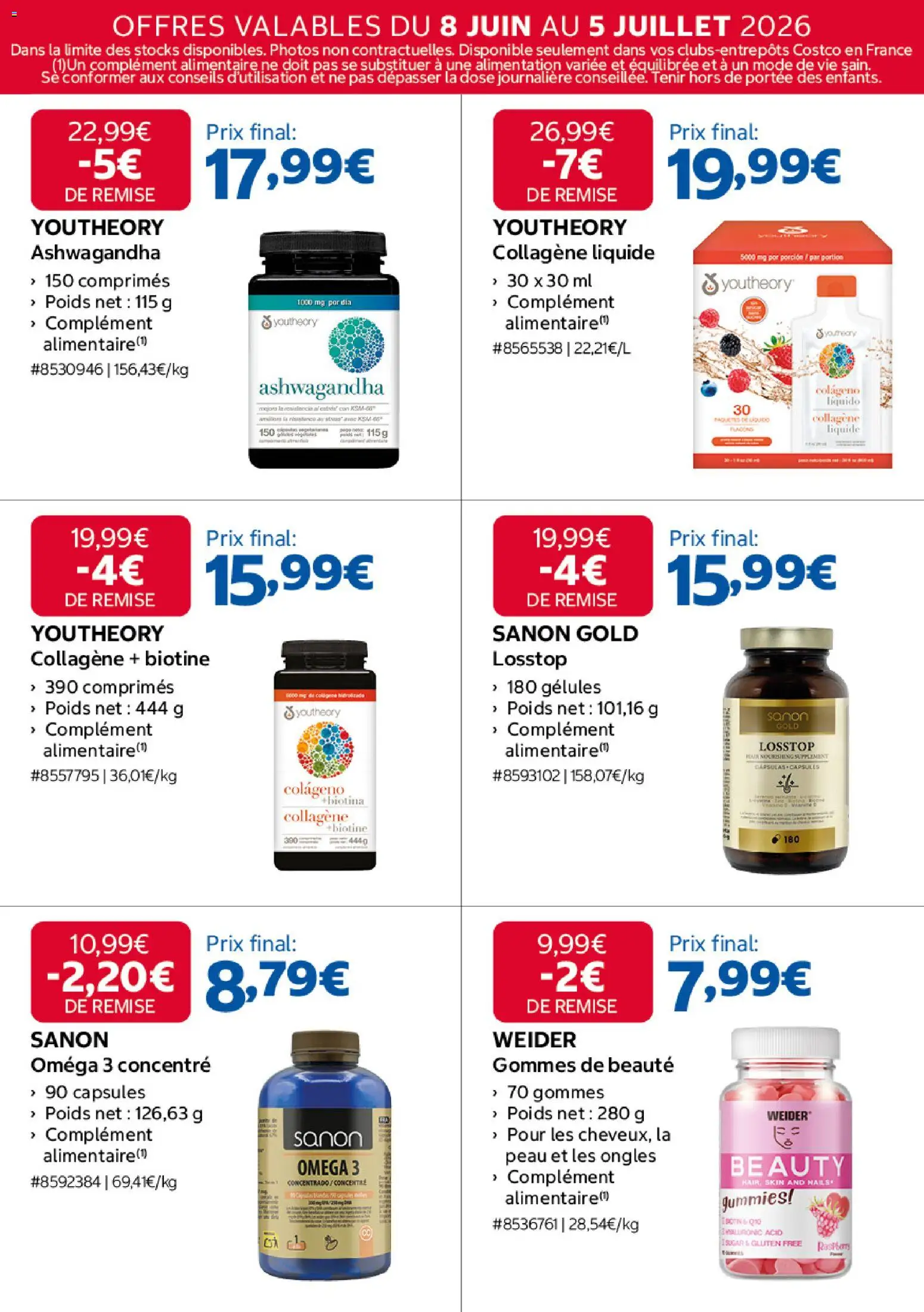 {H1} | Page: 9 | Produits: Poids