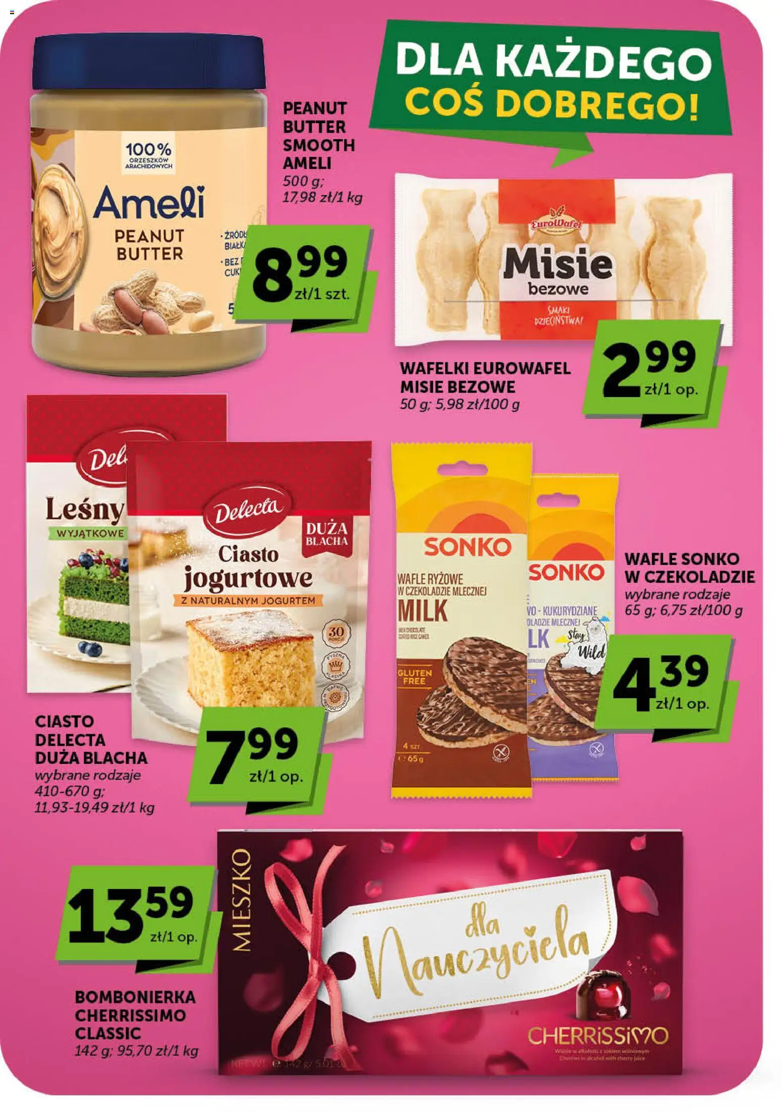 Groszek gazetka od 25.06.2026 | Strona: 31 | Produkty: Wafle, Ciasto, Bombonierka, Wafle ryżowe