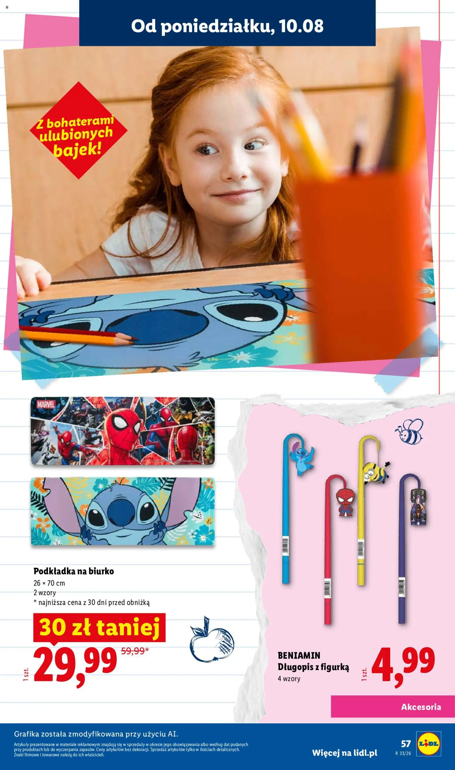 Lidl Katalog od 09.07.2026 | Strona: 57 | Produkty: Biurko
