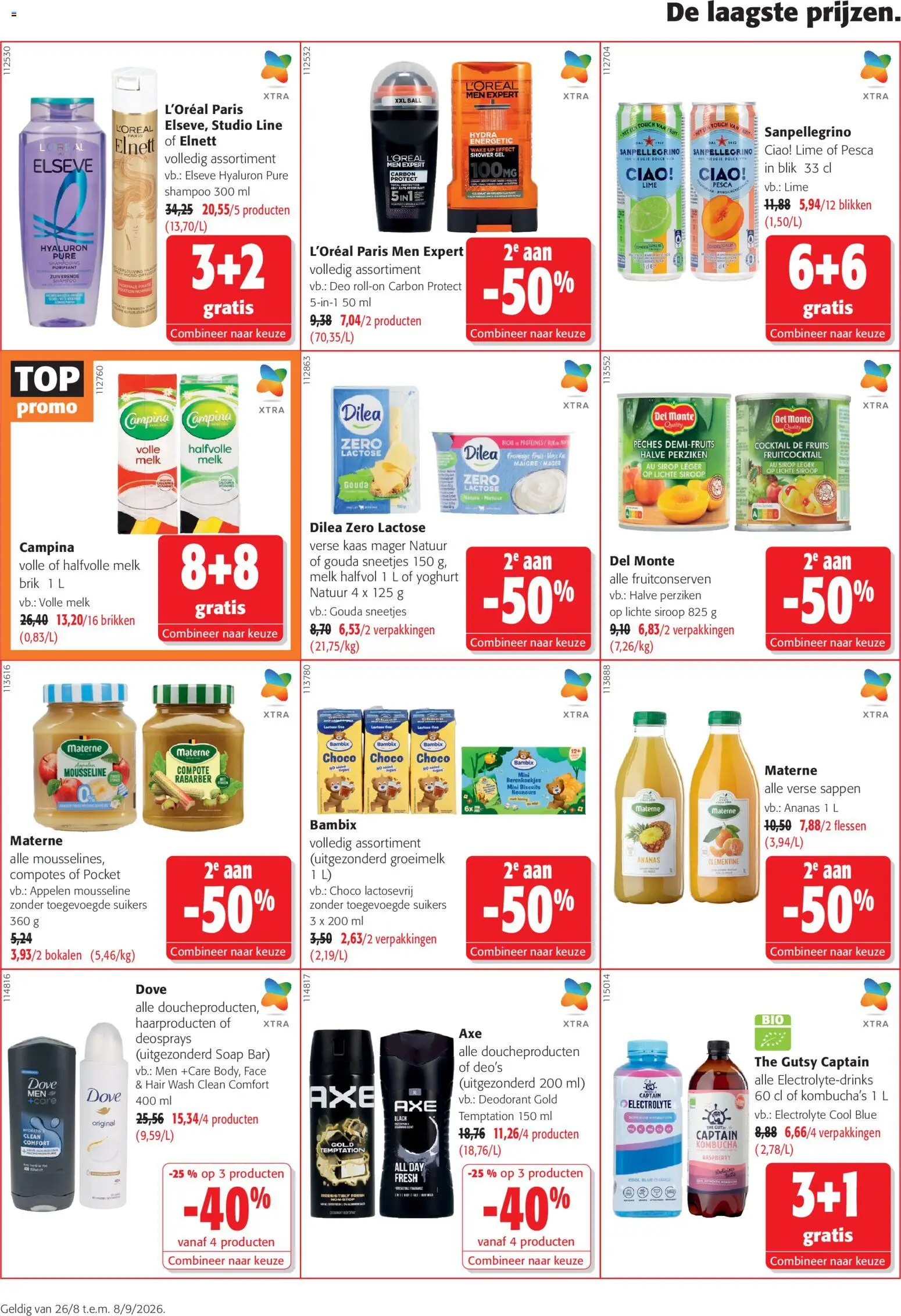 {H1} | Pagina: 22 | Producten: Halfvolle Melk, Gouda, Gel, Shampoo