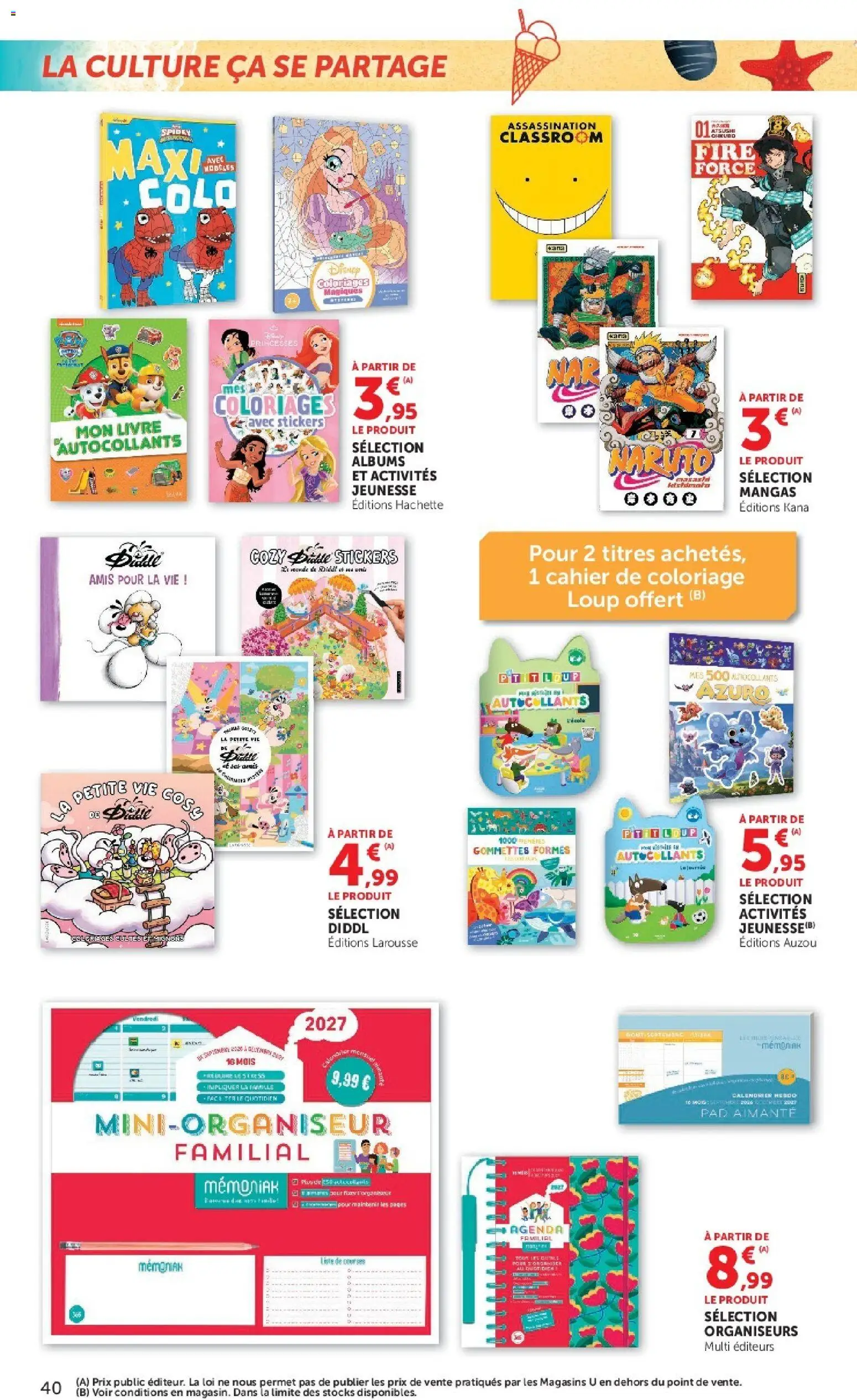 {H1} | Page: 40 | Produits: Autocollants, Calendrier, Livre