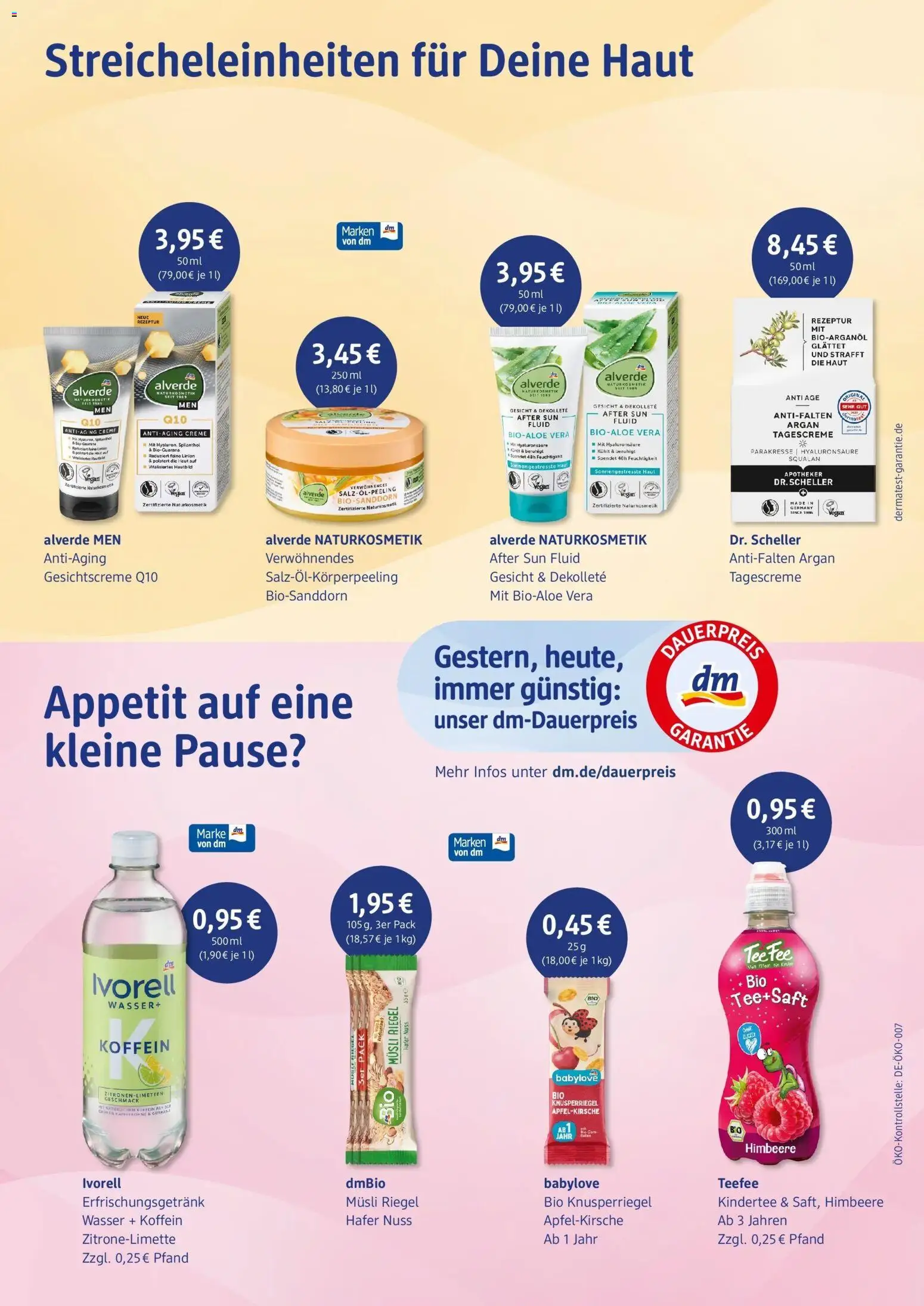 dm drogerie prospekt Berlin (ab 12.08.2026) zum Blättern | Seite: 5 | Produkte: Musli, Creme, After Sun, Tagescreme
