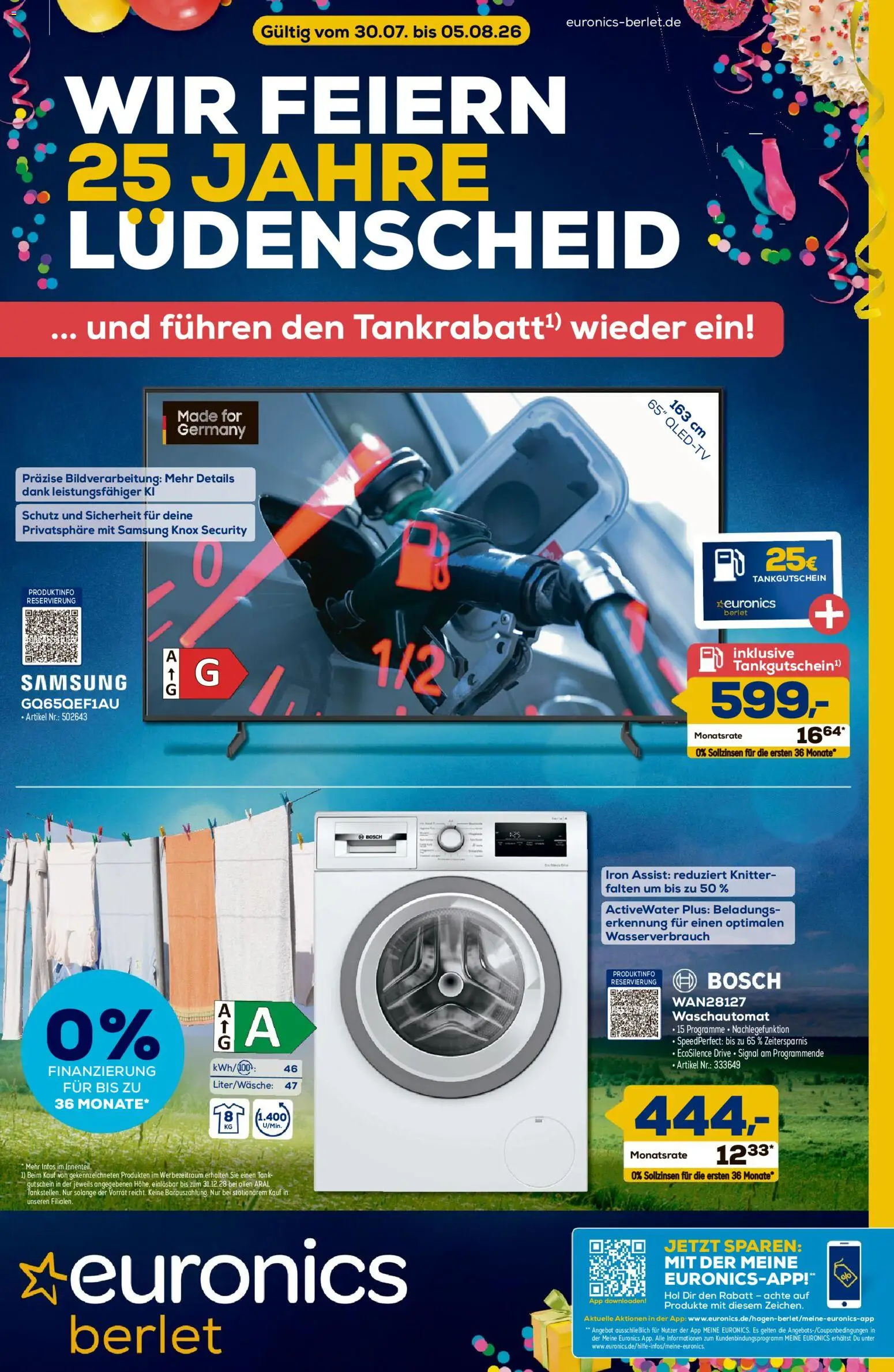 Euronics Prospekt Berlet – gültig ab 30.07.2026 | Seite: 1