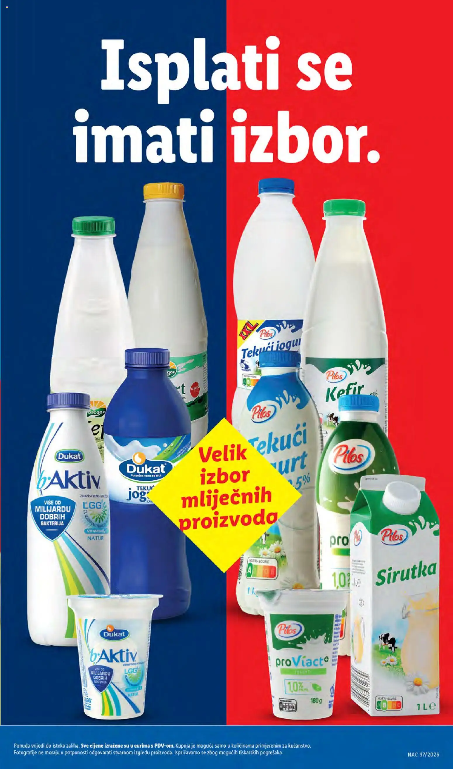 Lidl katalog | vrijedi od 07.09.2026 | Stranica: 9 | Proizvodi: Pilos, Tekuci jogurt, Jogurt, Kefir