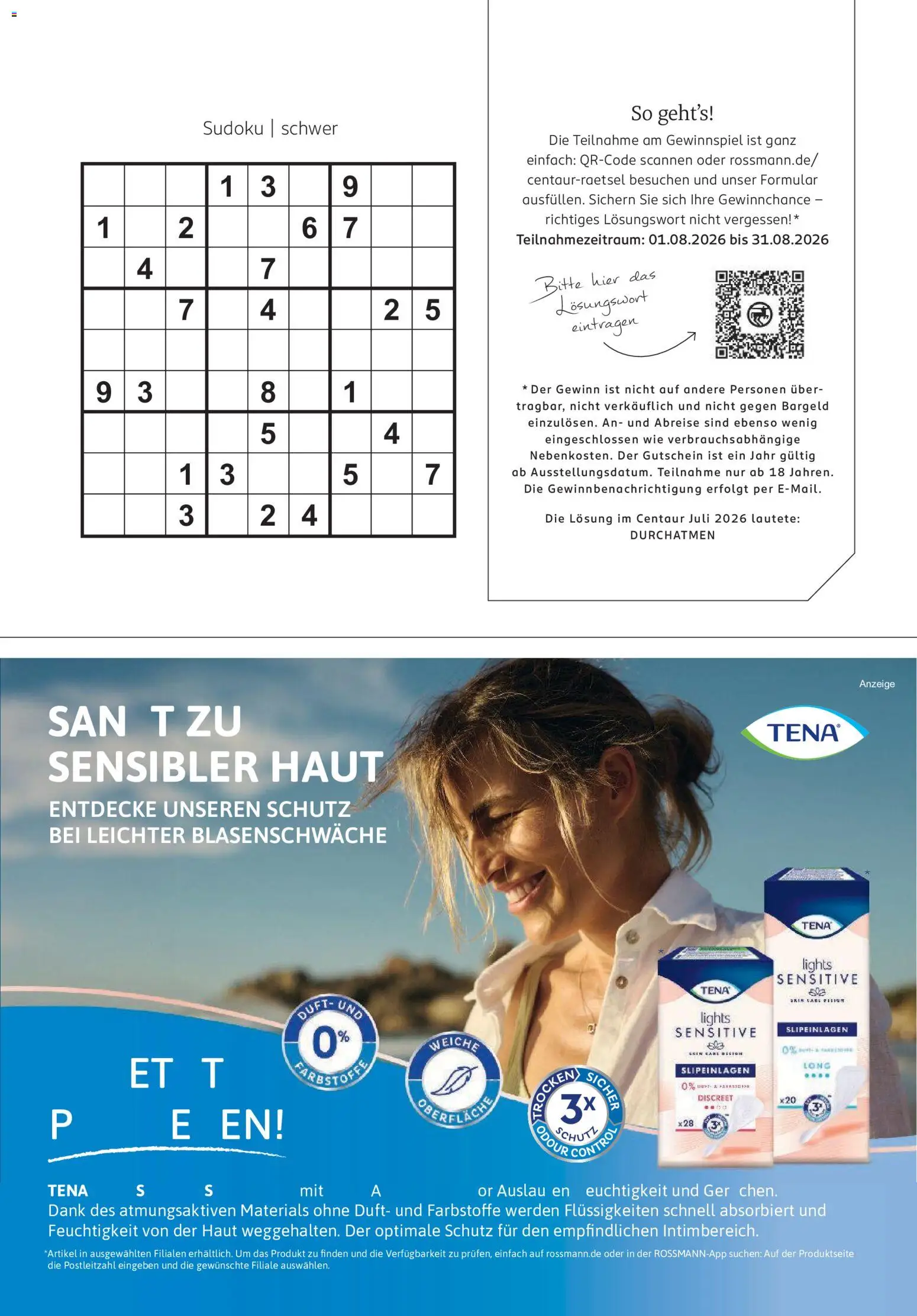 Rossmann Centaur – gültig ab 01.08.2026 | Seite: 93 | Produkte: Duft
