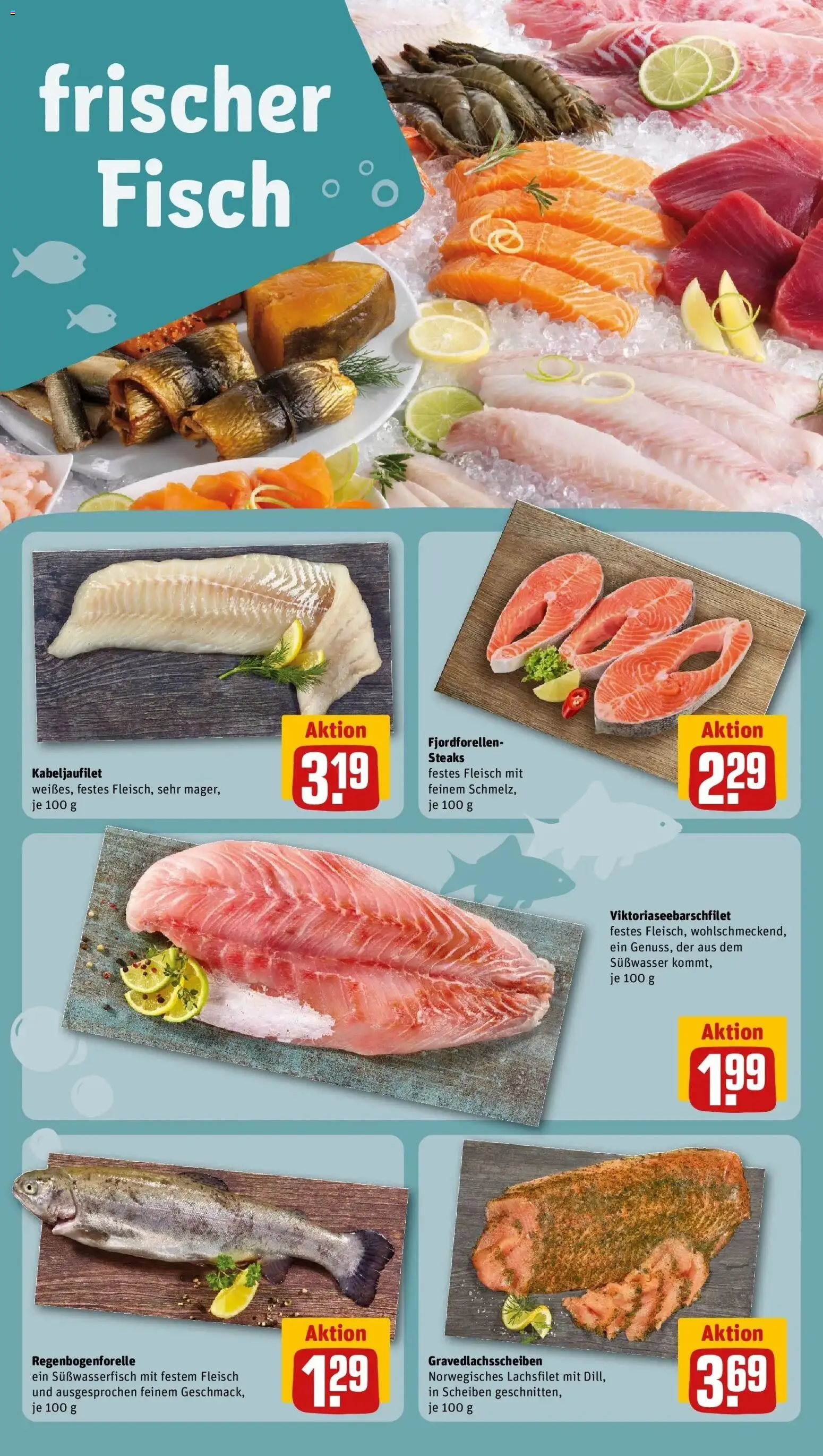 REWE Prospekt ab 10.08.2026 zum Blättern » Angebote | Seite: 32 | Produkte: Fisch, Fleisch