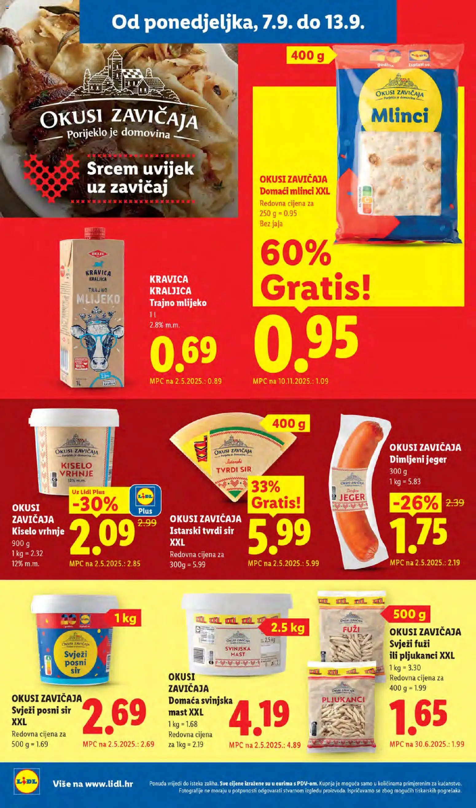 Lidl katalog | vrijedi od 07.09.2026 | Stranica: 14 | Proizvodi: Mast, Jeger, Kiselo vrhnje, Svinjska mast