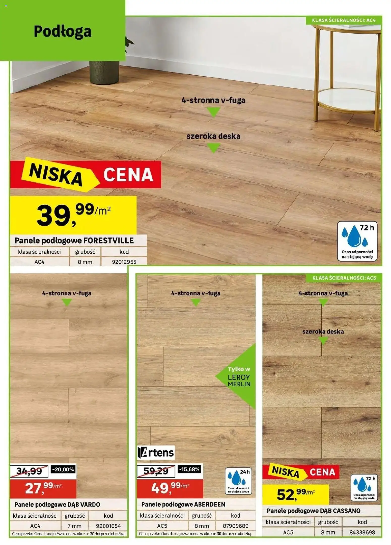 Leroy Merlin gazetka od 21.10.2026 | Strona: 8 | Produkty: Panele podłogowe